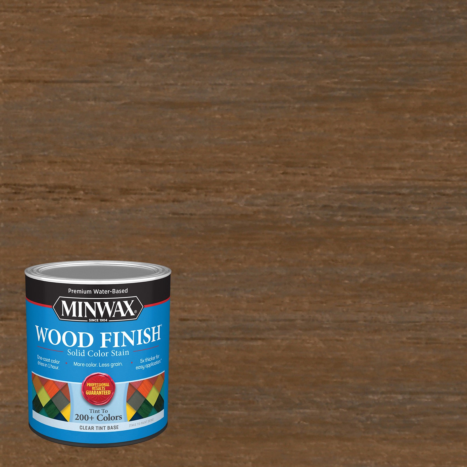 slide 1 of 6, Minwax Wood Finish Water-based American Walnut MW1026 Solid Interior Stain ( 1-quart ), 1 ct