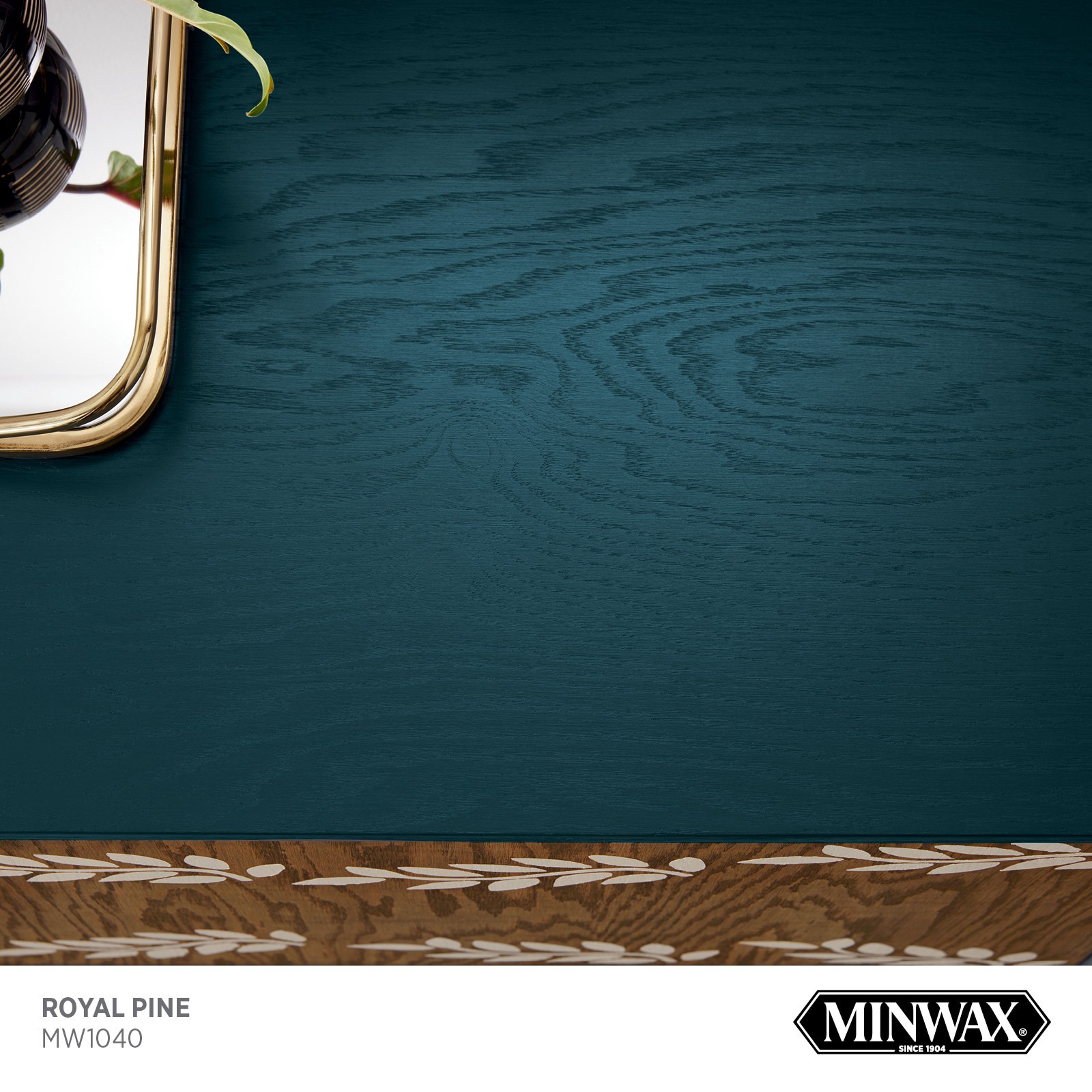 slide 2 of 6, Minwax Wood Finish Water-based Royal Pine MW1040 Solid Interior Stain ( 1-quart ), 1 ct