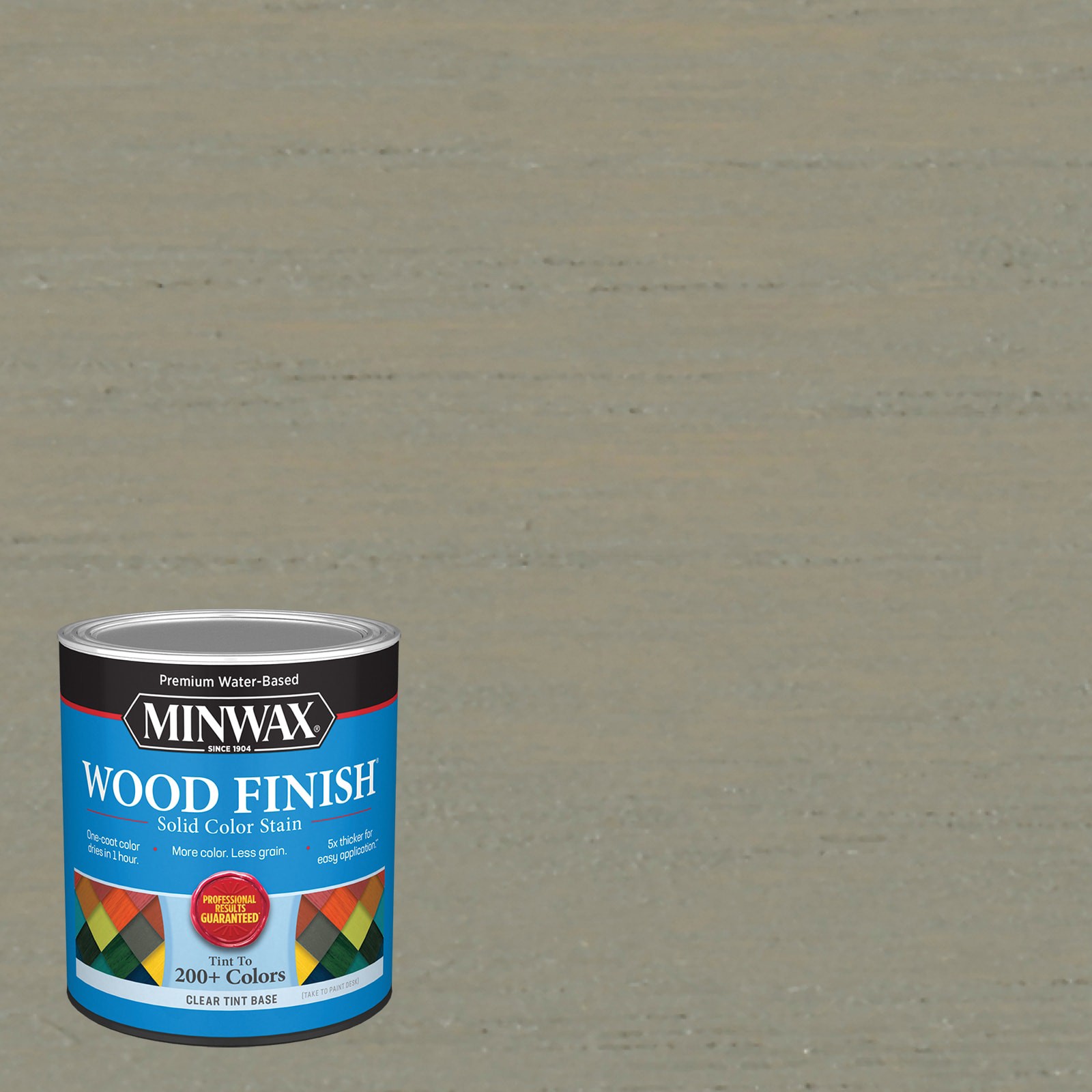 slide 1 of 6, Minwax Wood Finish Water-based Silver Ash MW1073 Solid Interior Stain ( 1-quart ), 1 ct