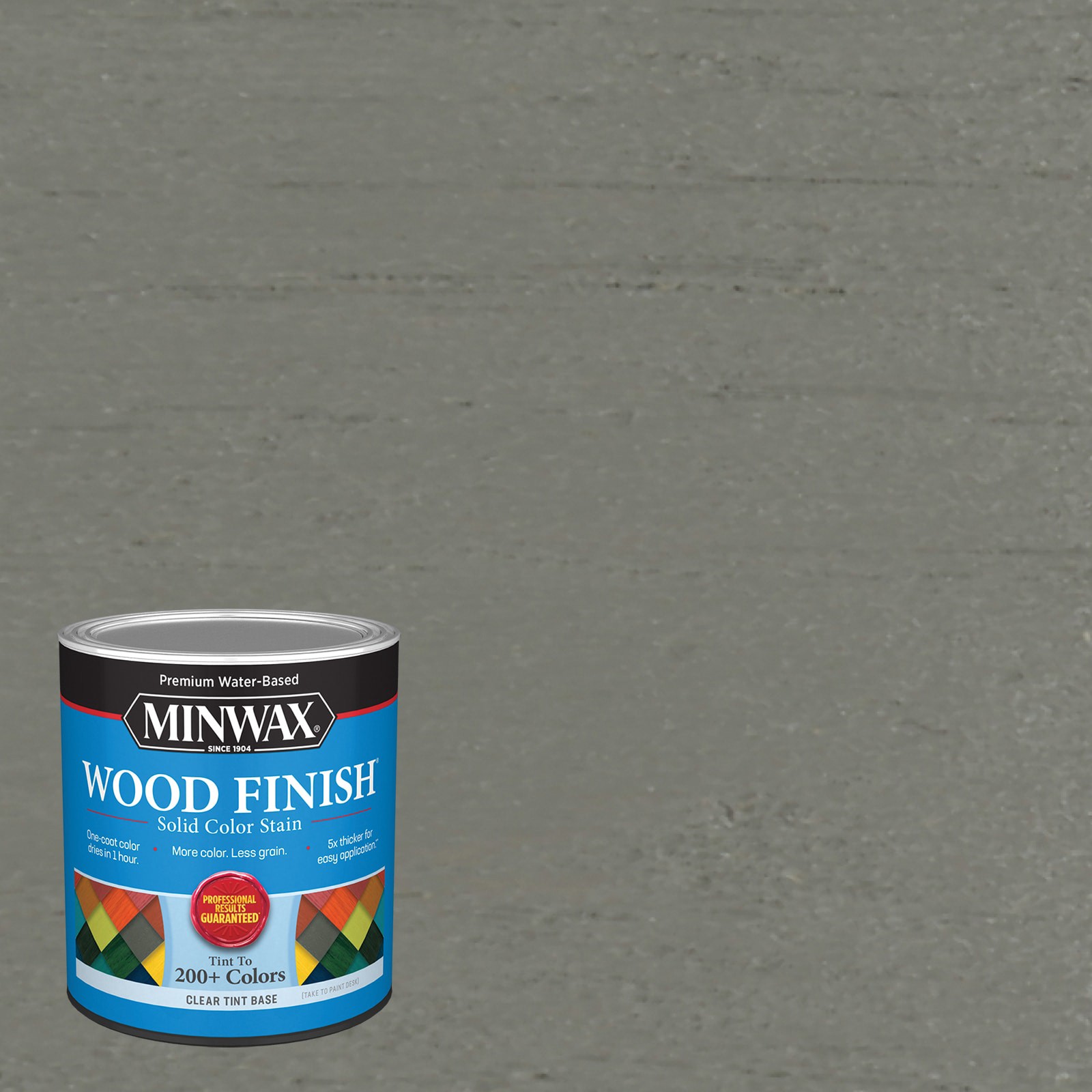 slide 1 of 6, Minwax Wood Finish Water-based Smoky Quartz MW1074 Solid Interior Stain ( 1-quart ), 1 ct