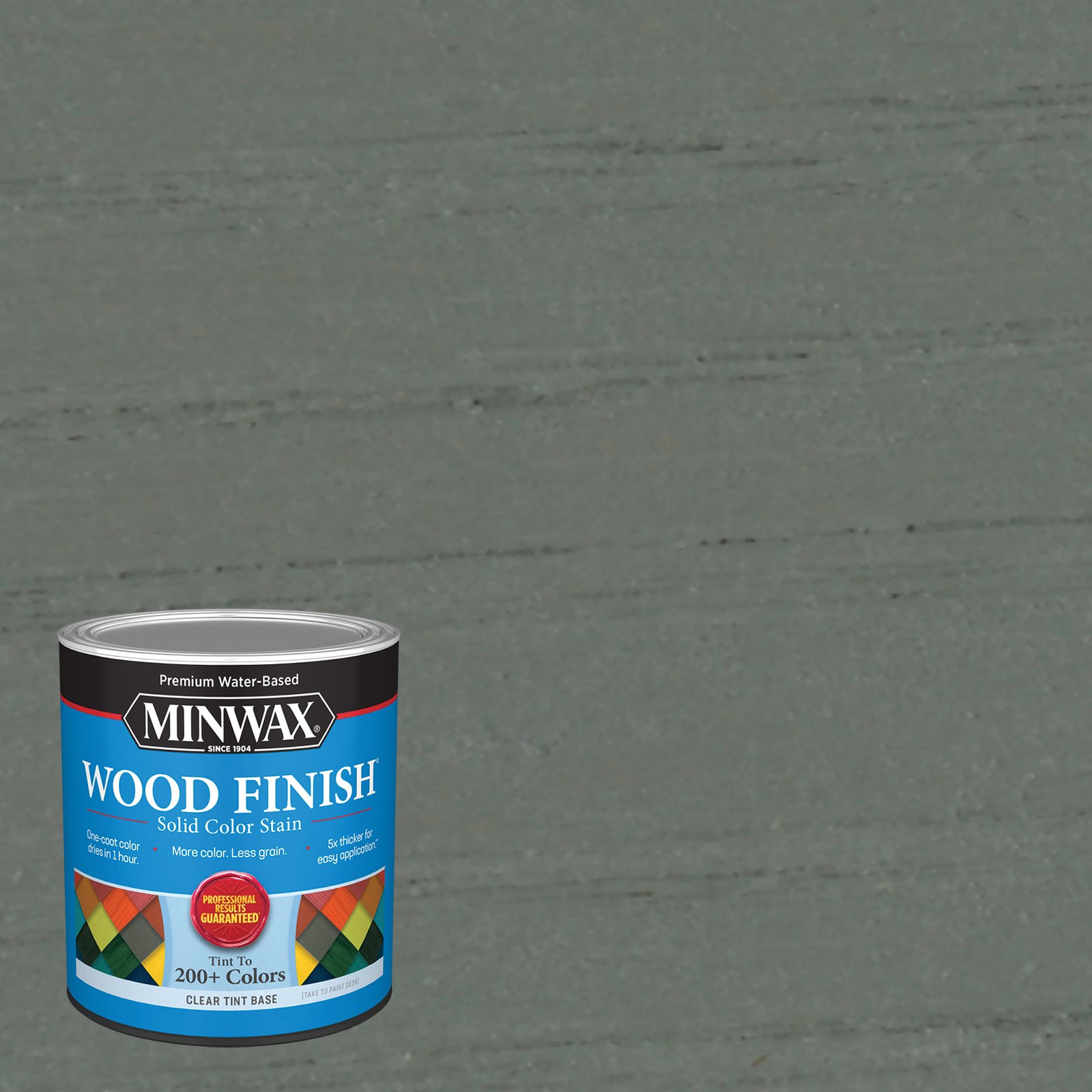 slide 1 of 6, Minwax Wood Finish Water-based Oyster Gray MW1075 Solid Interior Stain ( 1-quart ), 1 ct