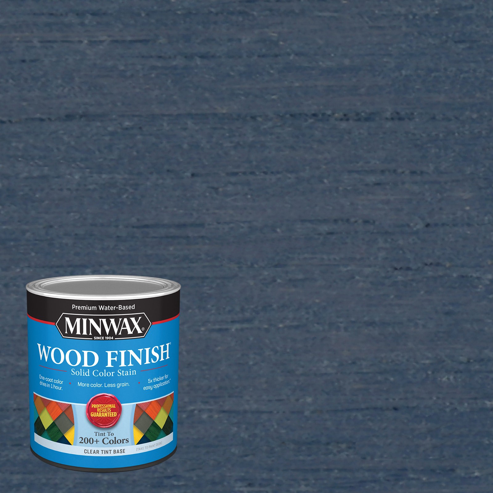 slide 1 of 6, Minwax Wood Finish Water-based Slate Blue MW1080 Solid Interior Stain ( 1-quart ), 1 ct