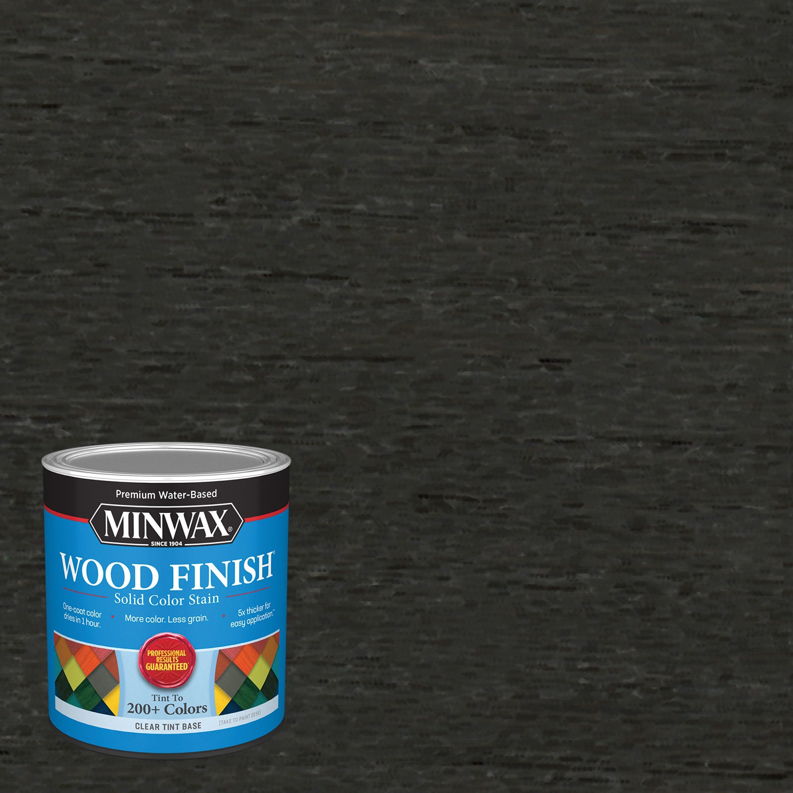 slide 1 of 6, Minwax Wood Finish Water-based Dark Carob MW1090 Solid Interior Stain ( 1-quart ), 1 ct
