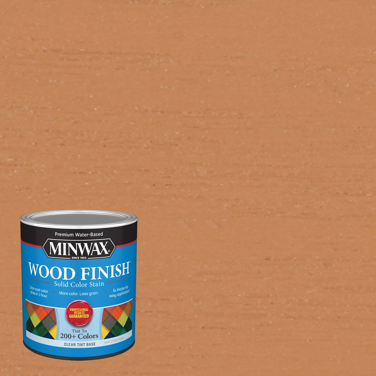 slide 1 of 6, Minwax Wood Finish Water-based Honeycomb MW1099 Solid Interior Stain ( 1-quart ), 1 ct
