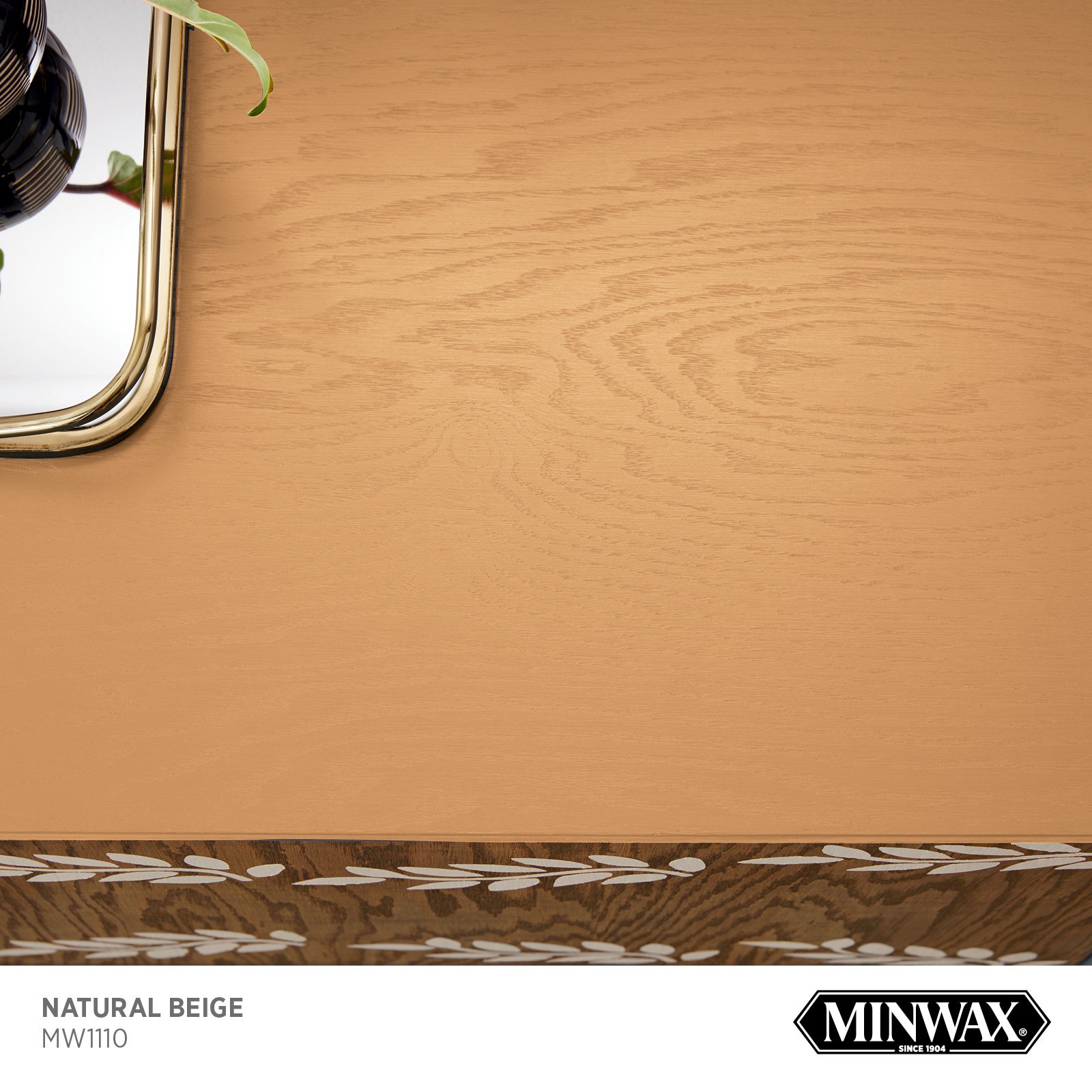 slide 2 of 6, Minwax Wood Finish Water-based Natural Beige MW1110 Solid Interior Stain ( 1-quart ), 1 ct