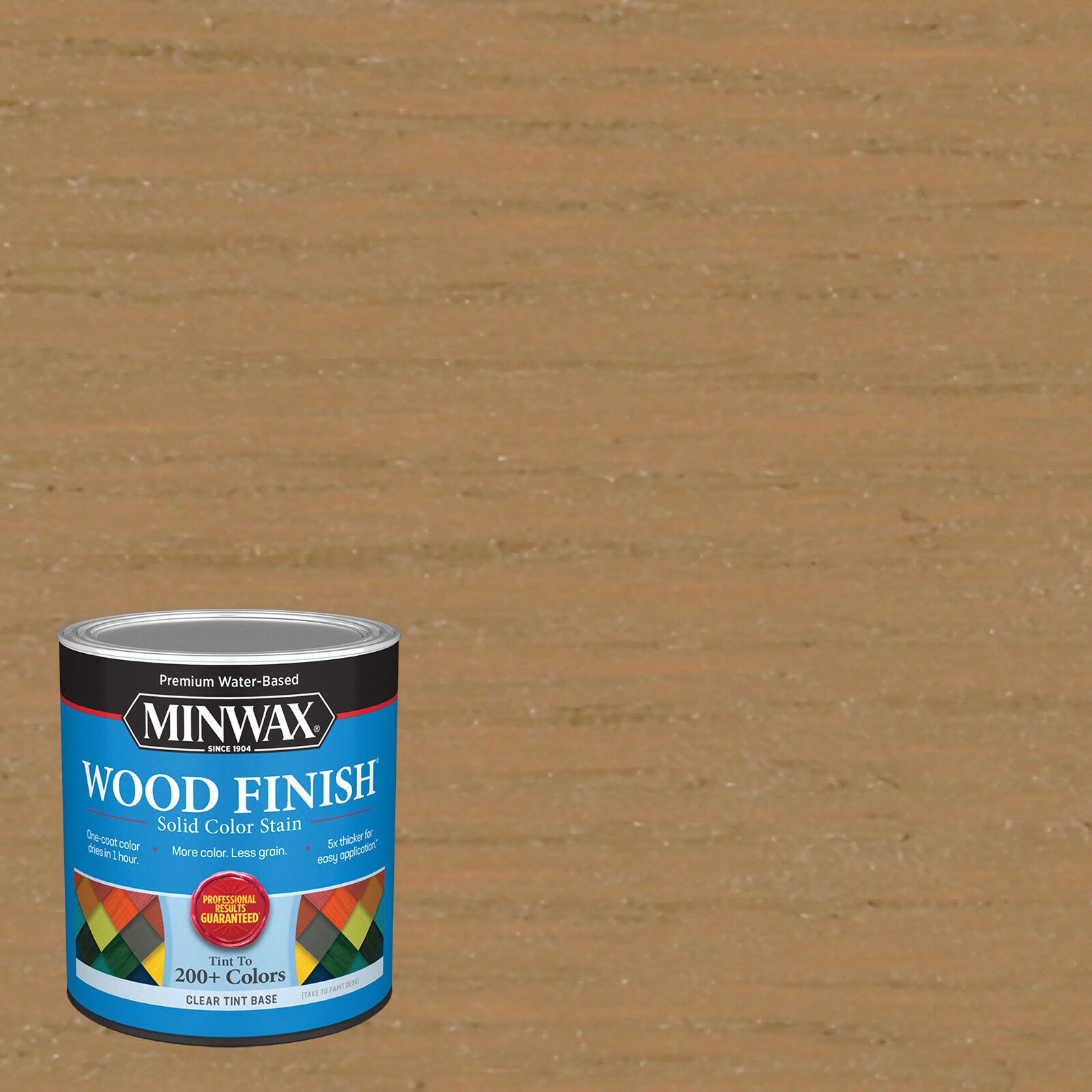 slide 1 of 6, Minwax Wood Finish Water-based Heritage Oak MW1112 Solid Interior Stain ( 1-quart ), 1 ct