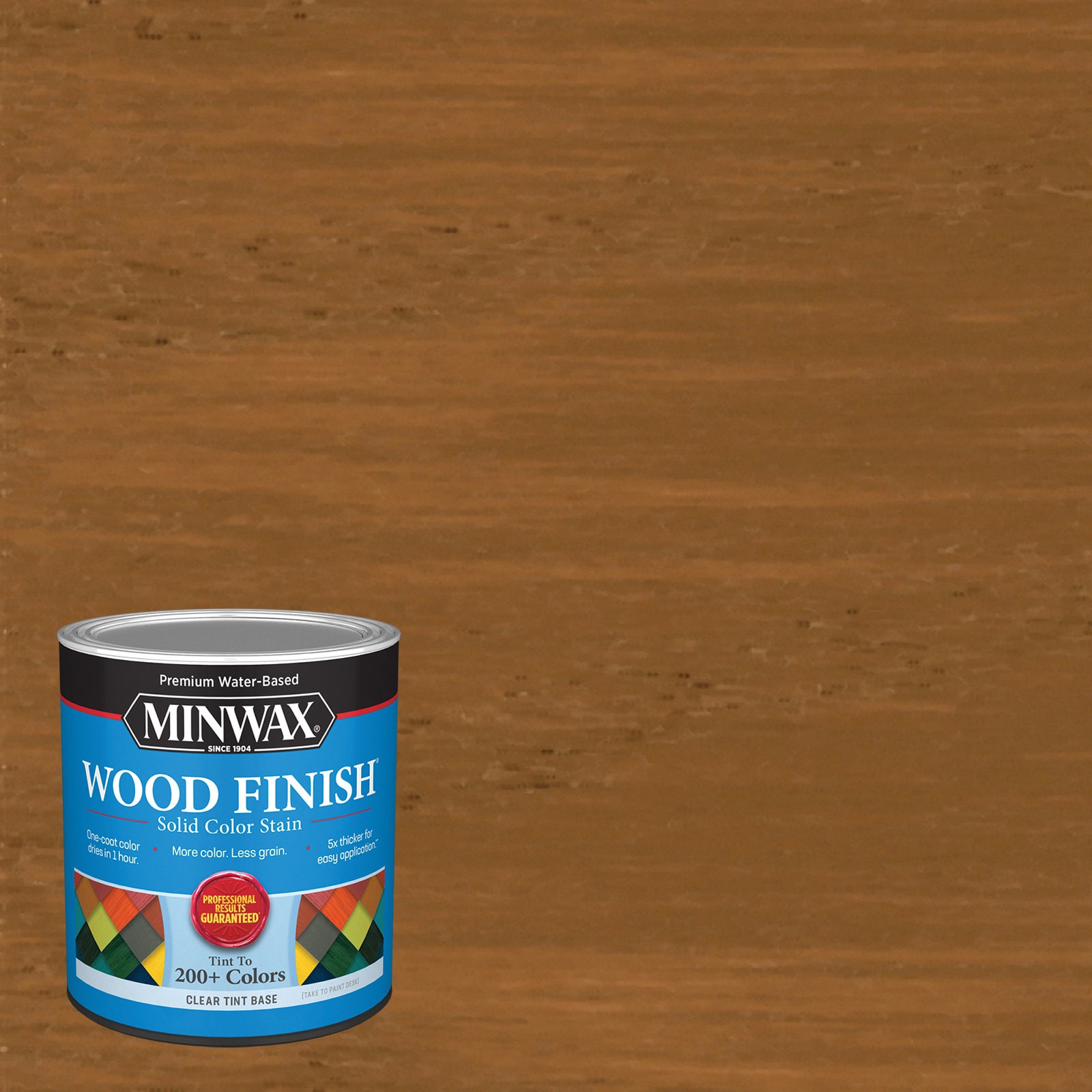 slide 1 of 6, Minwax Wood Finish Water-based Russet MW1135 Solid Interior Stain ( 1-quart ), 1 ct