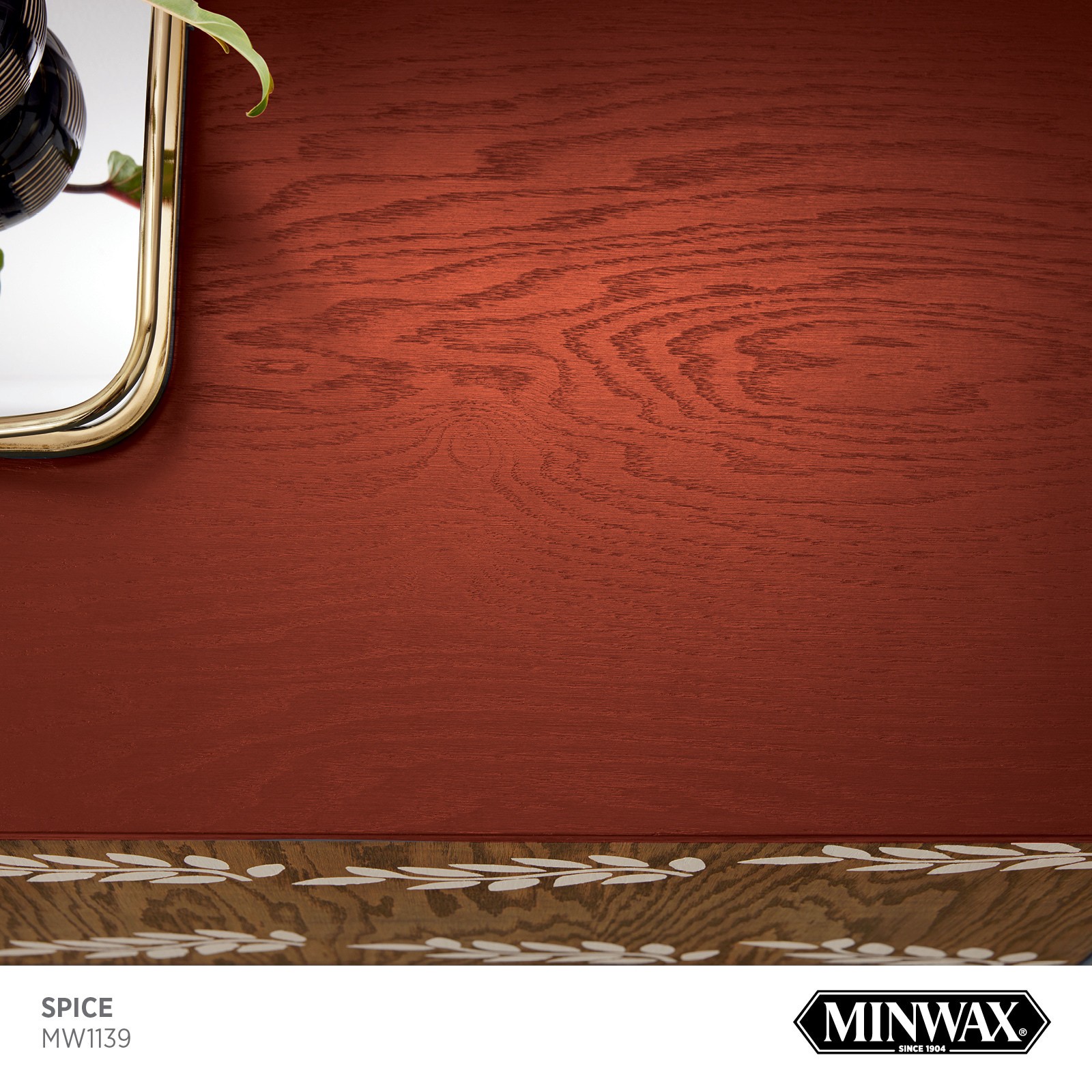 slide 2 of 6, Minwax Wood Finish Water-based Spice MW1139 Solid Interior Stain ( 1-quart ), 1 ct