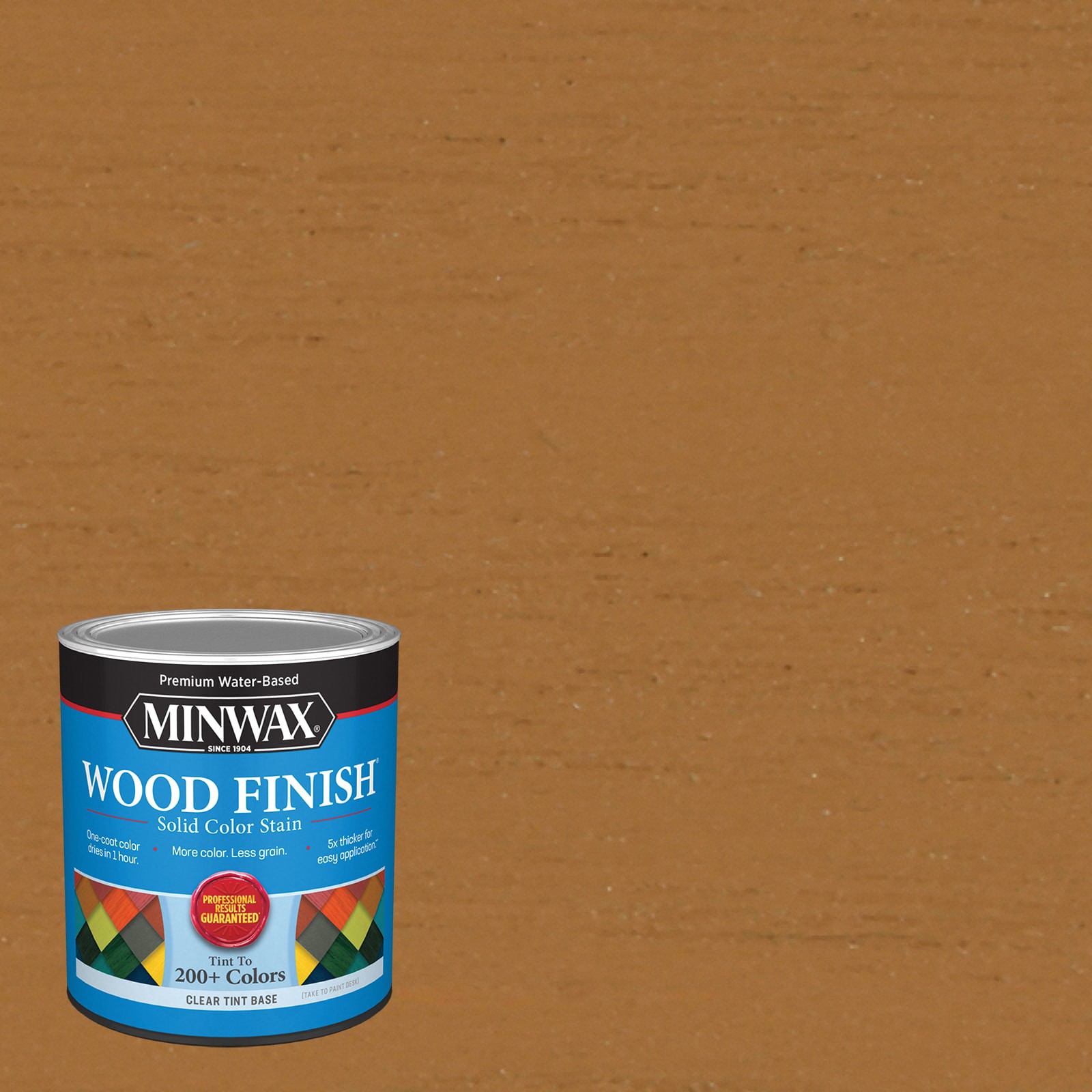 slide 1 of 6, Minwax Wood Finish Water-based Light Toffee MW1141 Solid Interior Stain ( 1-quart ), 1 ct