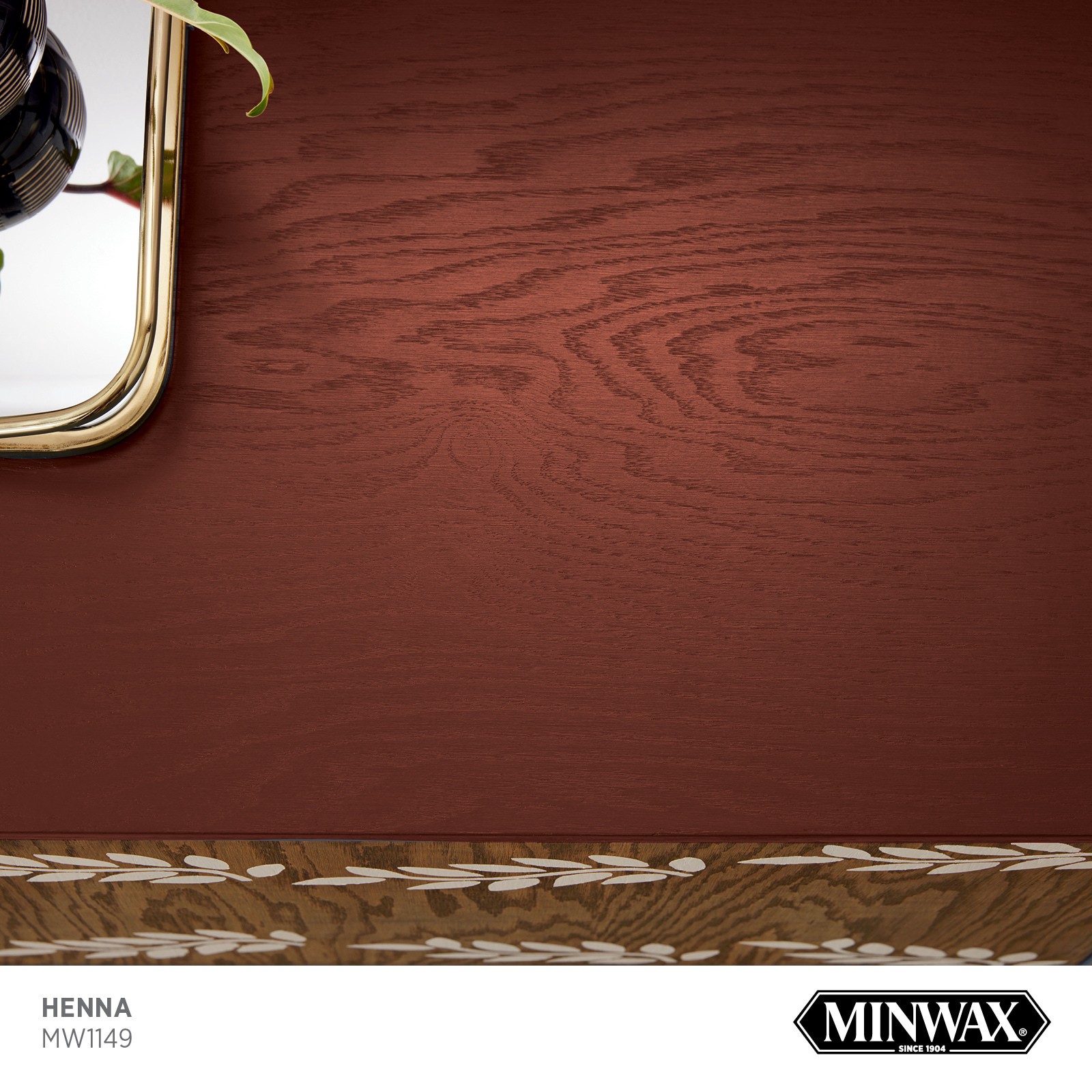 slide 2 of 6, Minwax Wood Finish Water-based Henna MW1149 Solid Interior Stain ( 1-quart ), 1 ct