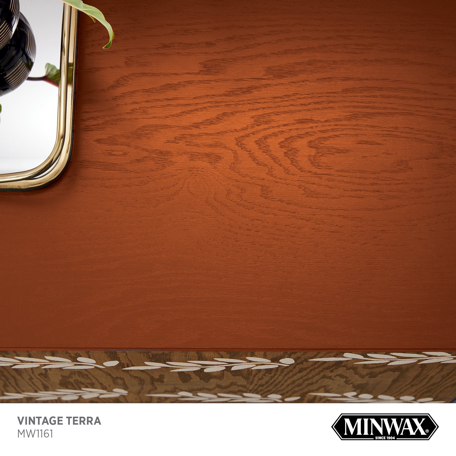 slide 2 of 6, Minwax Wood Finish Water-based Vintage Terra MW1161 Solid Interior Stain ( 1-quart ), 1 ct