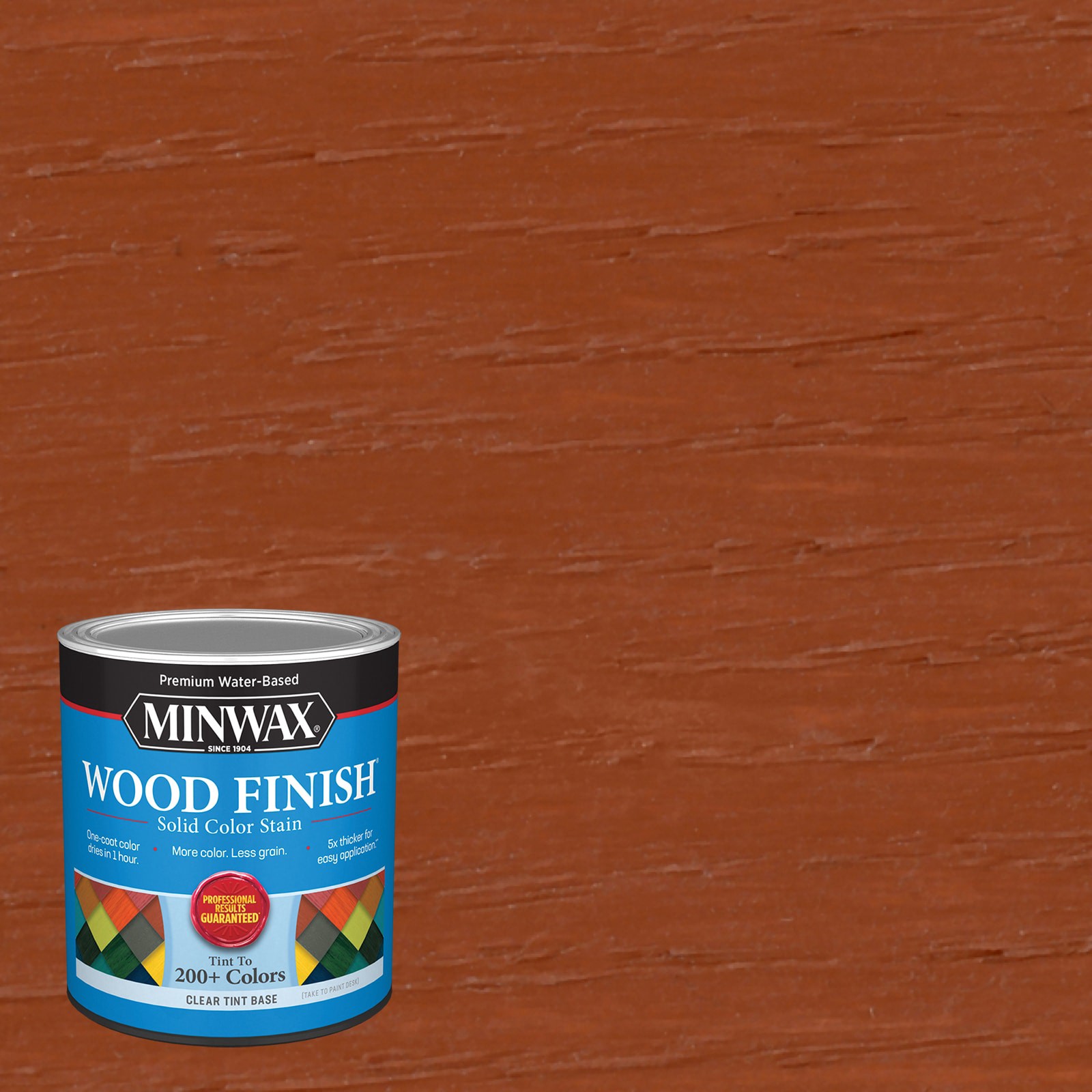 slide 1 of 6, Minwax Wood Finish Water-based Vintage Terra MW1161 Solid Interior Stain ( 1-quart ), 1 ct