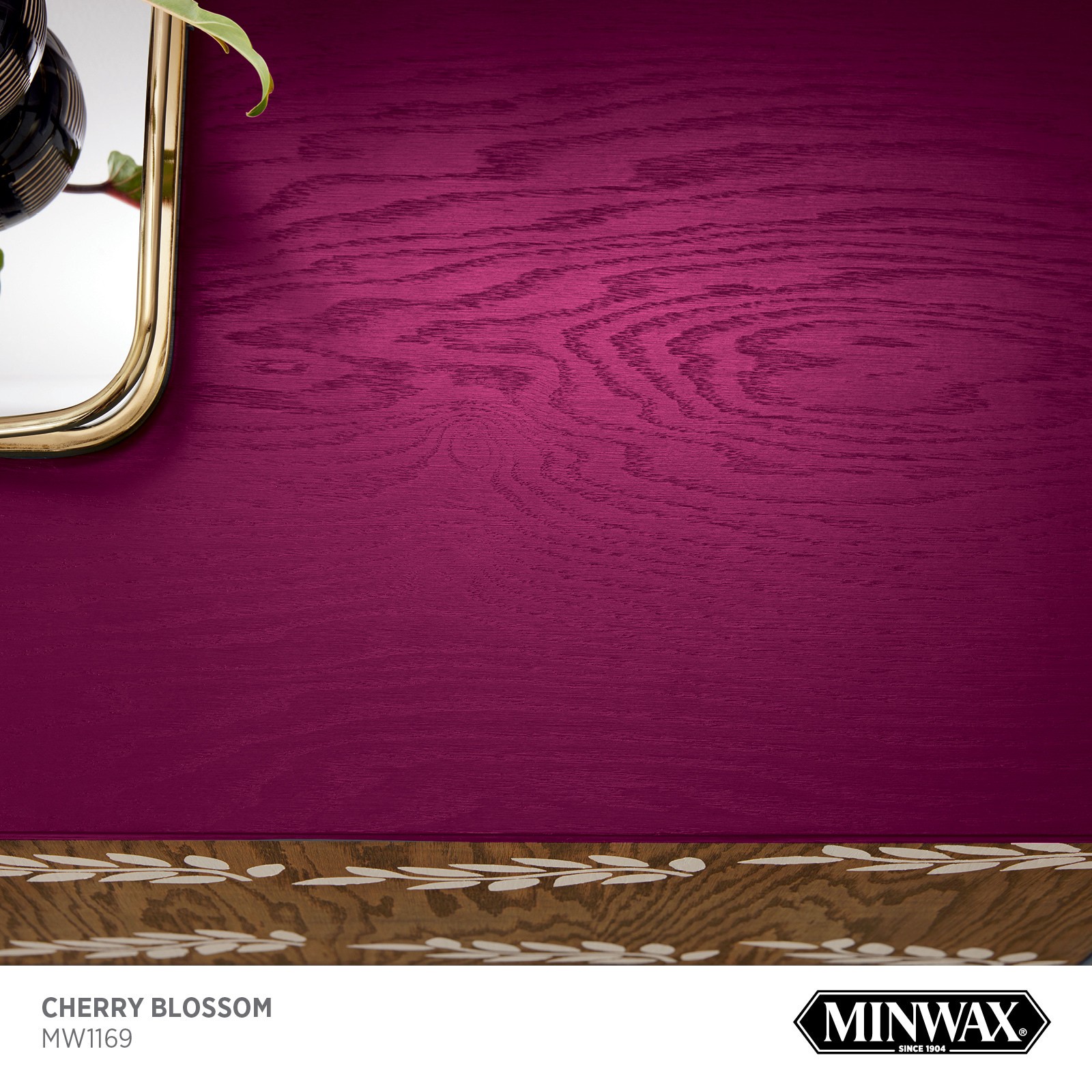 slide 2 of 6, Minwax Wood Finish Water-based Cherry Blossom MW1169 Solid Interior Stain ( 1-quart ), 1 ct