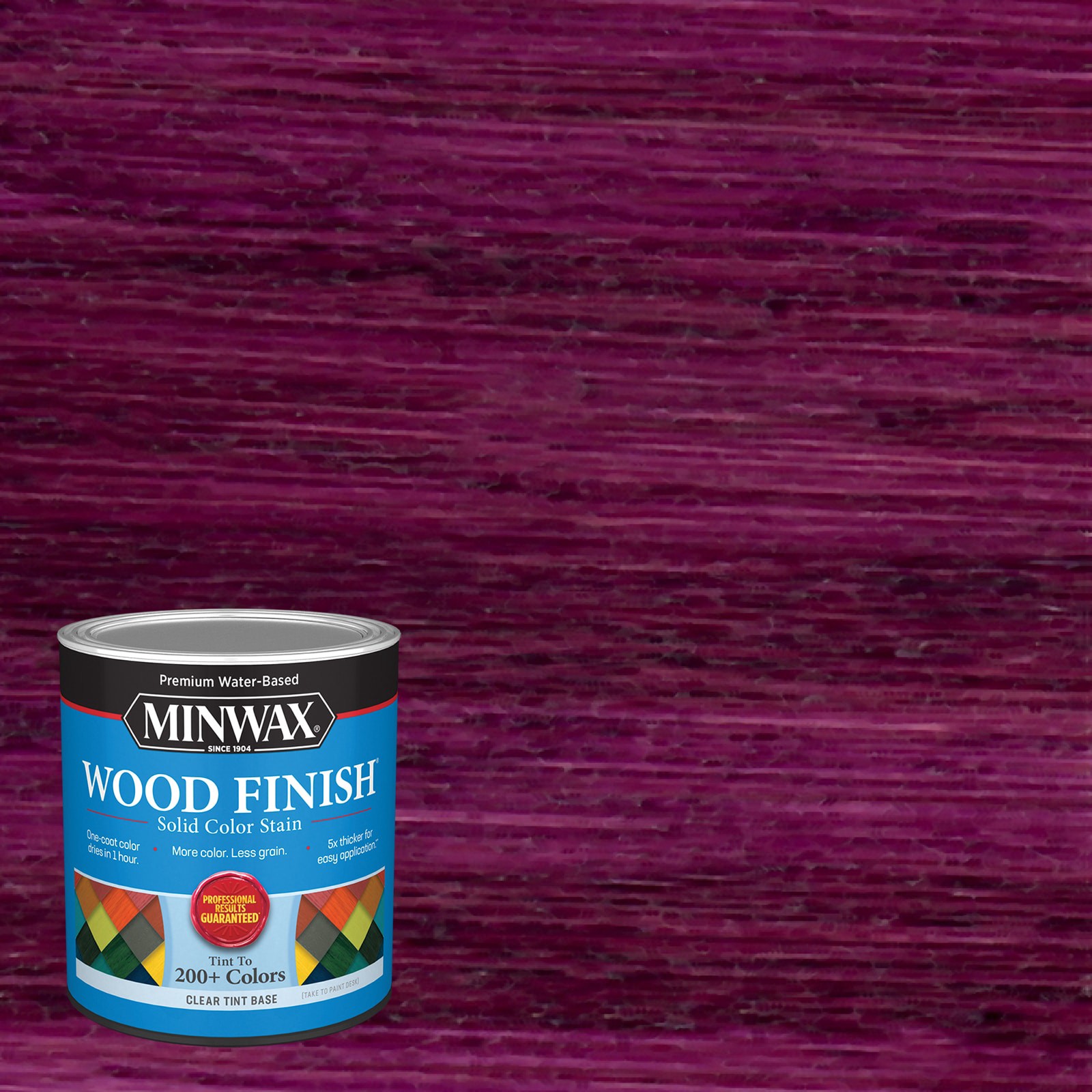slide 1 of 6, Minwax Wood Finish Water-based Cherry Blossom MW1169 Solid Interior Stain ( 1-quart ), 1 ct