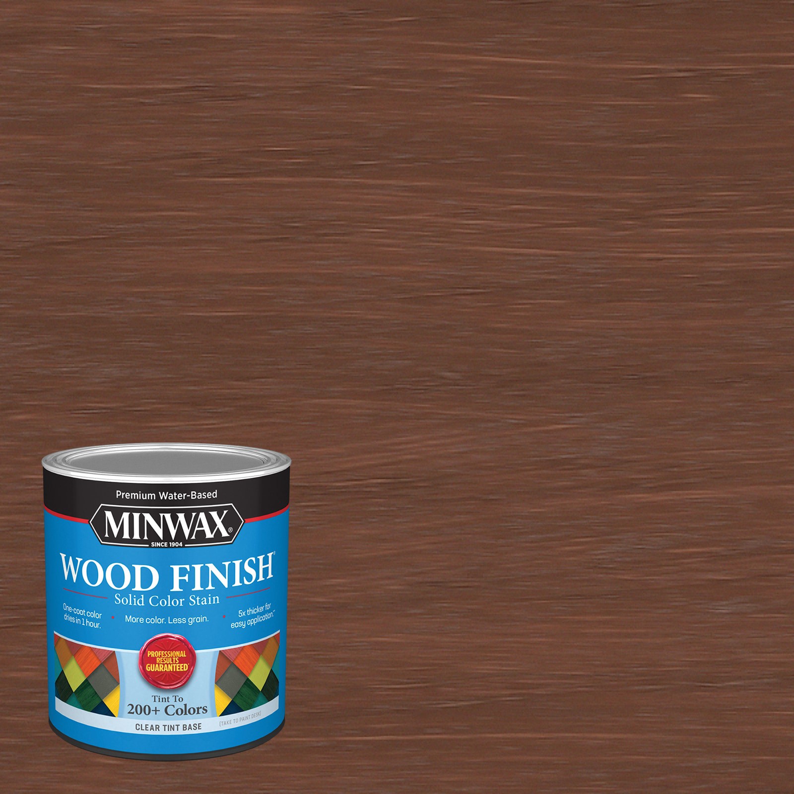 slide 1 of 6, Minwax Wood Finish Water-based Brazilian Rosewood MW1174 Solid Interior Stain ( 1-quart ), 1 ct