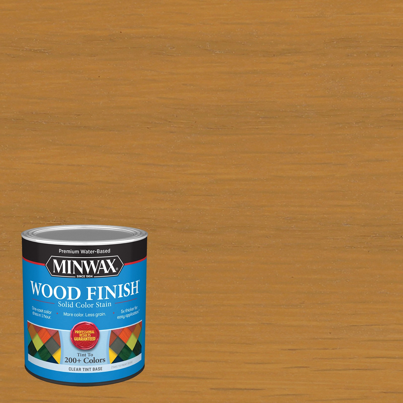 slide 1 of 6, Minwax Wood Finish Water-based Classic Oak MW1191 Solid Interior Stain ( 1-quart ), 1 ct