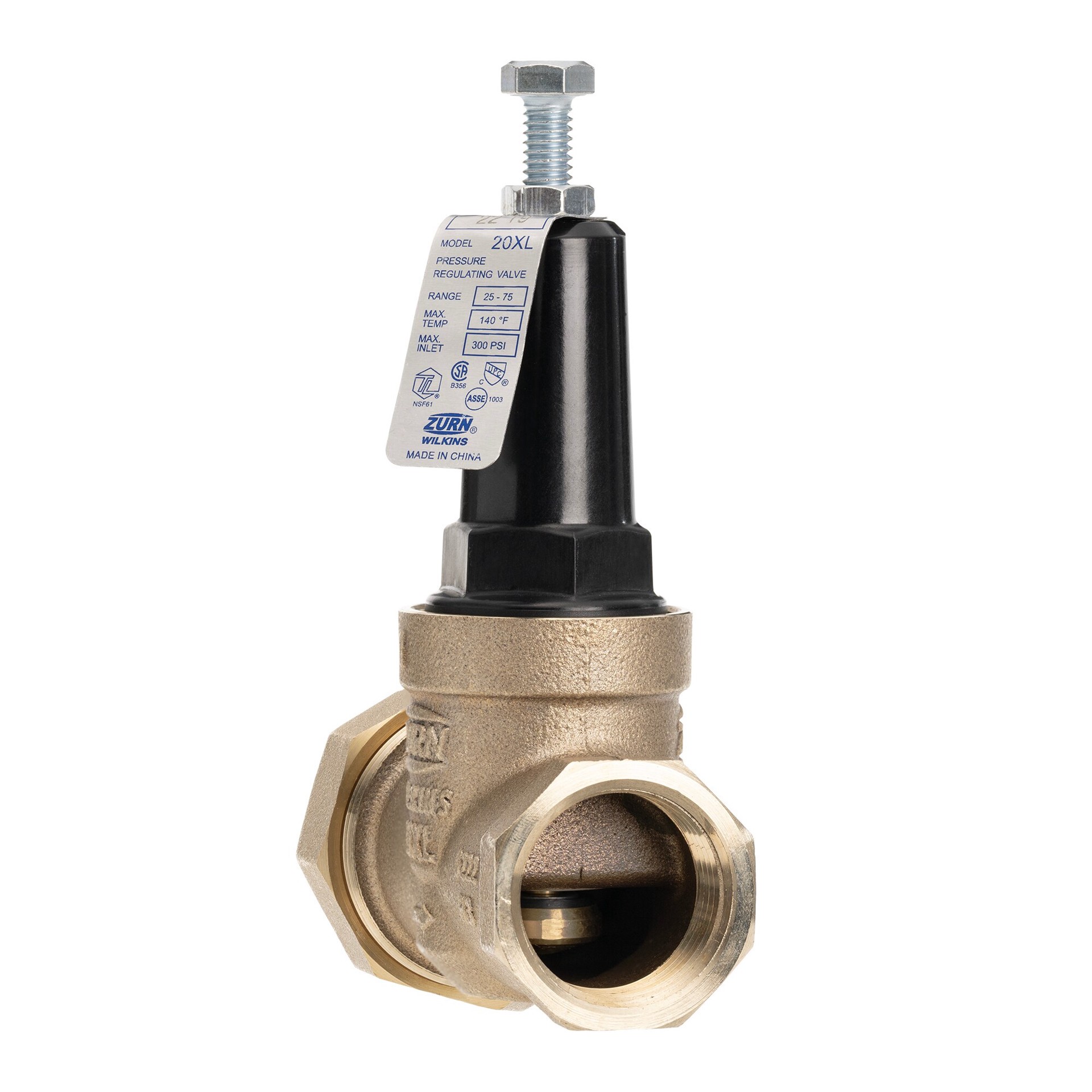 slide 4 of 6, Zurn Wilkins 1-in FNPT Bronze Pressure reducing valve, 1 ct