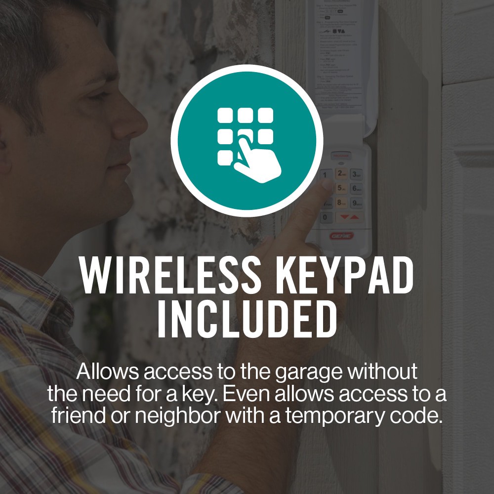 slide 6 of 6, Genie 3/4 HPc Ultra Quiet Belt drive Garage Door Opener, 1 ct