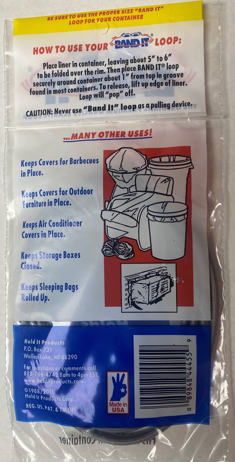 slide 3 of 6, Band It Bag holder, 1 ct