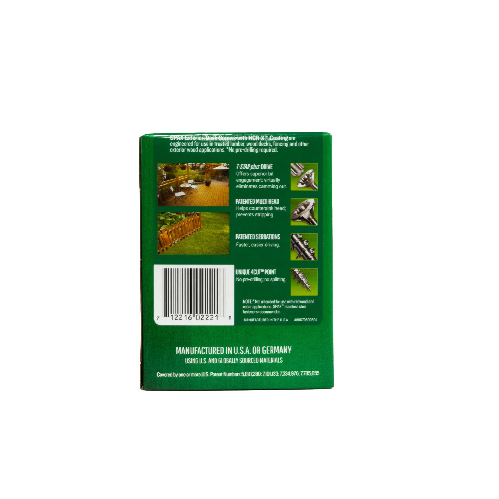 slide 4 of 6, SPAX Multi-Material #10 x 2-in Double-barrier Exterior Wood screws ( 99 -Per Box ), 1 ct