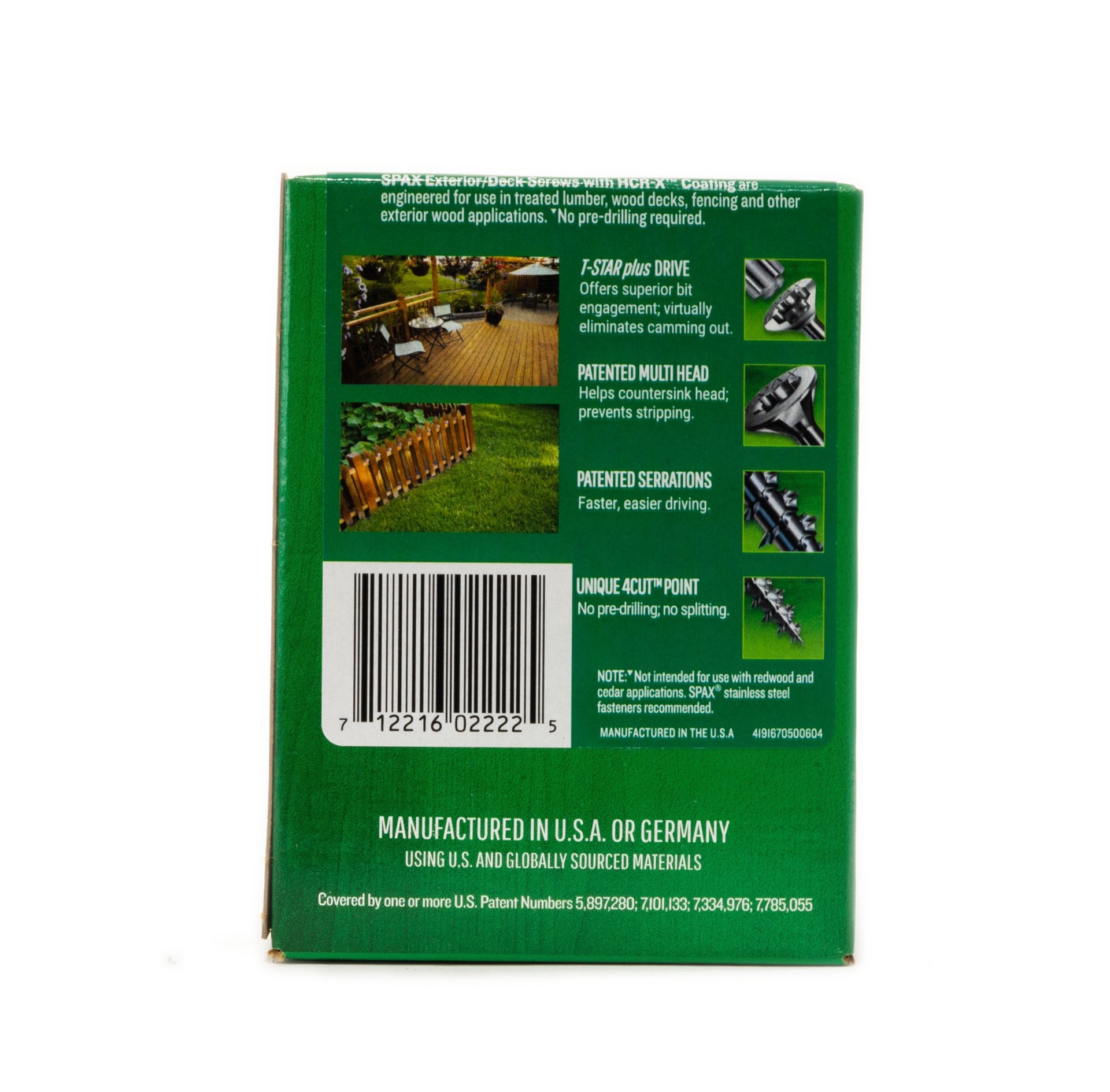 slide 4 of 6, SPAX Multi-Material #10 x 2-1/2-in Double-barrier Exterior Wood screws ( 81 -Per Box ), 1 ct
