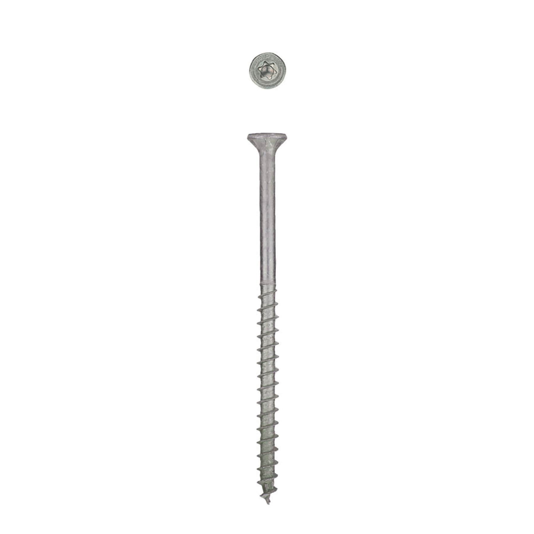 slide 2 of 6, SPAX Multi-Material #14 x 4-in Double-barrier Exterior Wood screws ( 8 -Per Box ), 1 ct