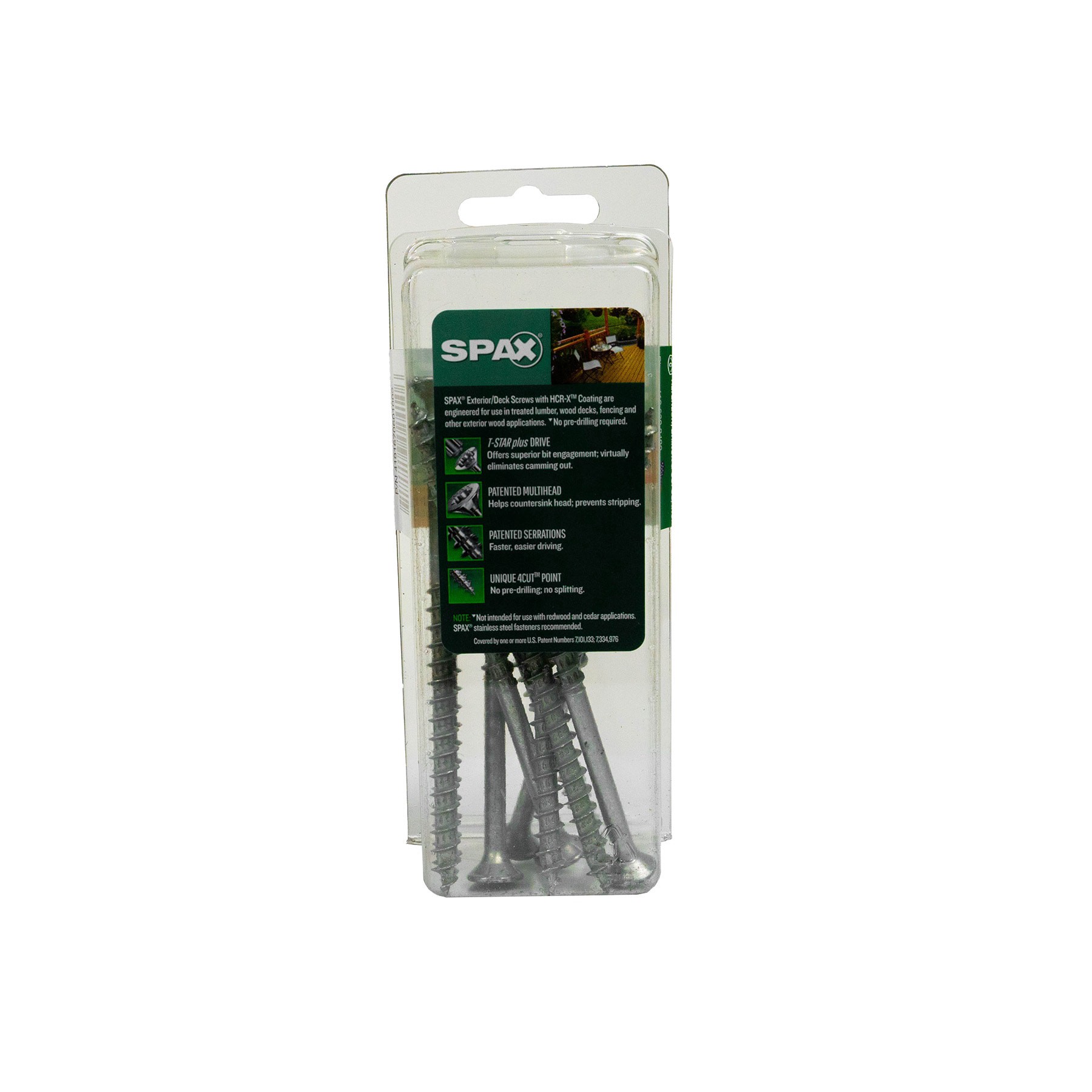 slide 4 of 6, SPAX Multi-Material #14 x 4-in Double-barrier Exterior Wood screws ( 8 -Per Box ), 1 ct