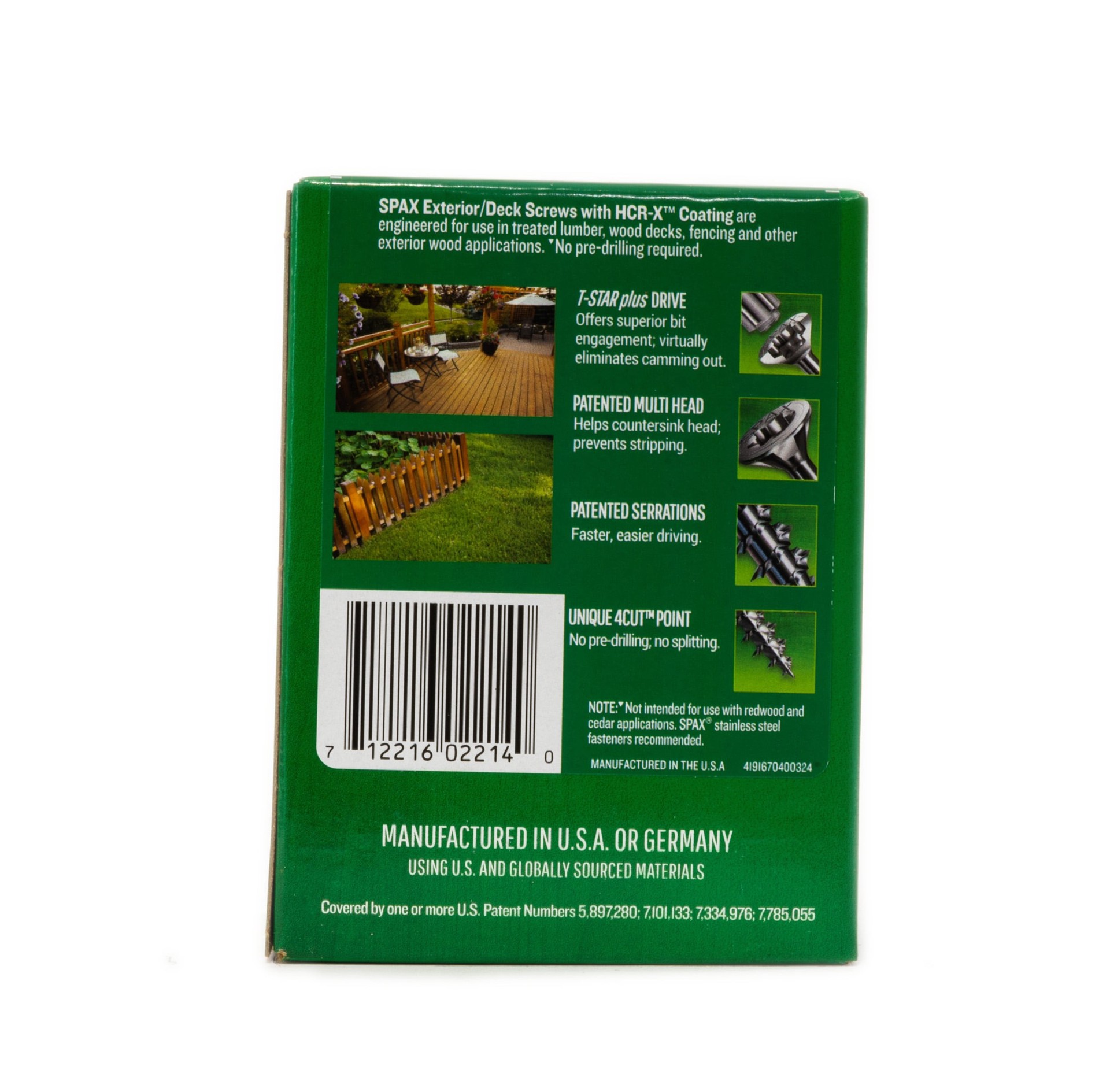 slide 4 of 6, SPAX Multi-Material #8 x 1-1/4-in Double-barrier Exterior Wood screws ( 230 -Per Box ), 1 ct
