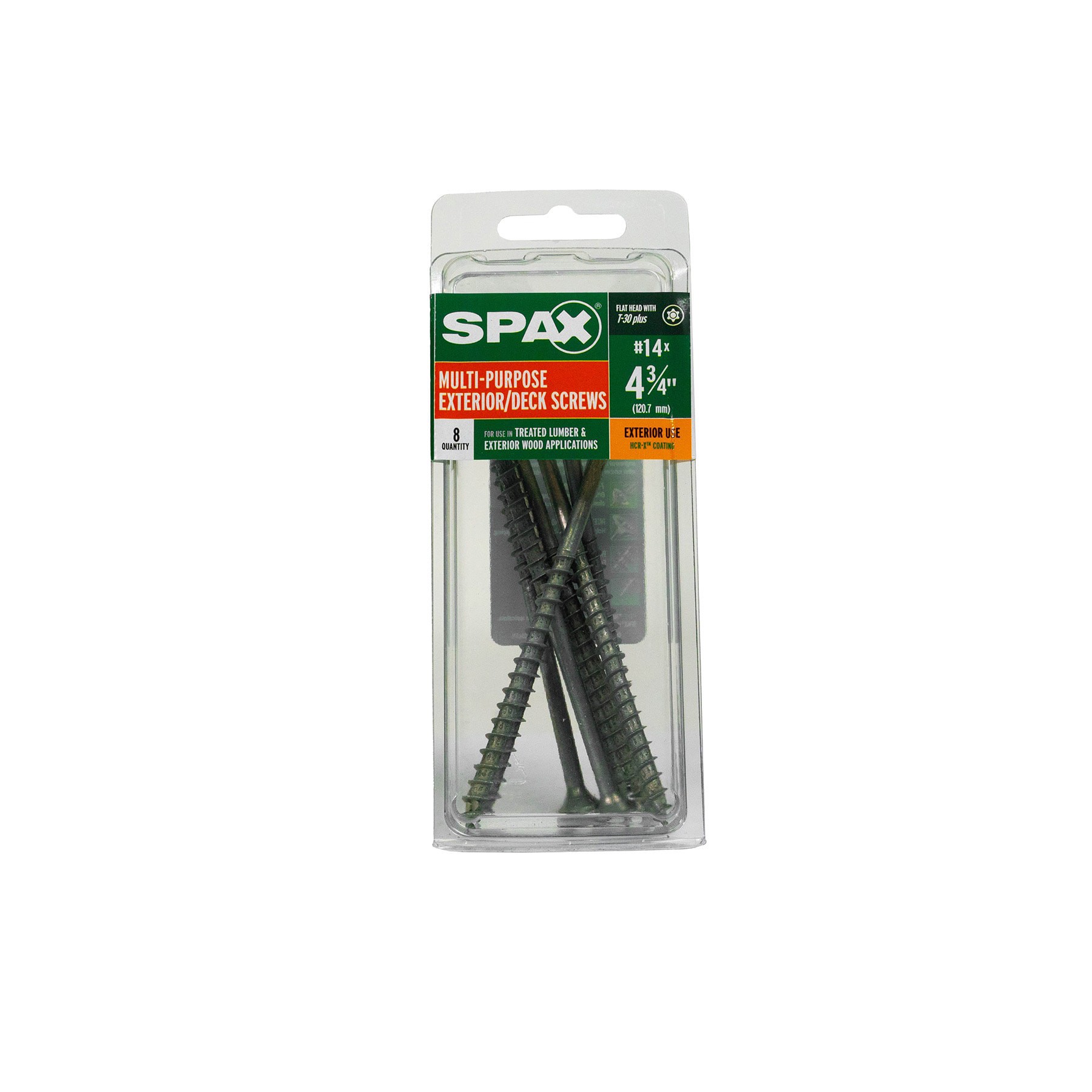 slide 3 of 6, SPAX Multi-Material #14 x 4-3/4-in Double-barrier Exterior Wood screws ( 8 -Per Box ), 1 ct