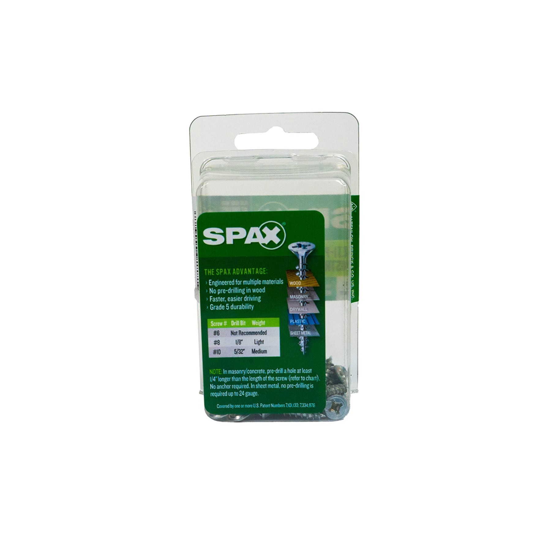 slide 4 of 6, SPAX Multi-Material #8 x 3/4-in Zinc-plated Interior Wood screws ( 100 -Per Box ), 1 ct