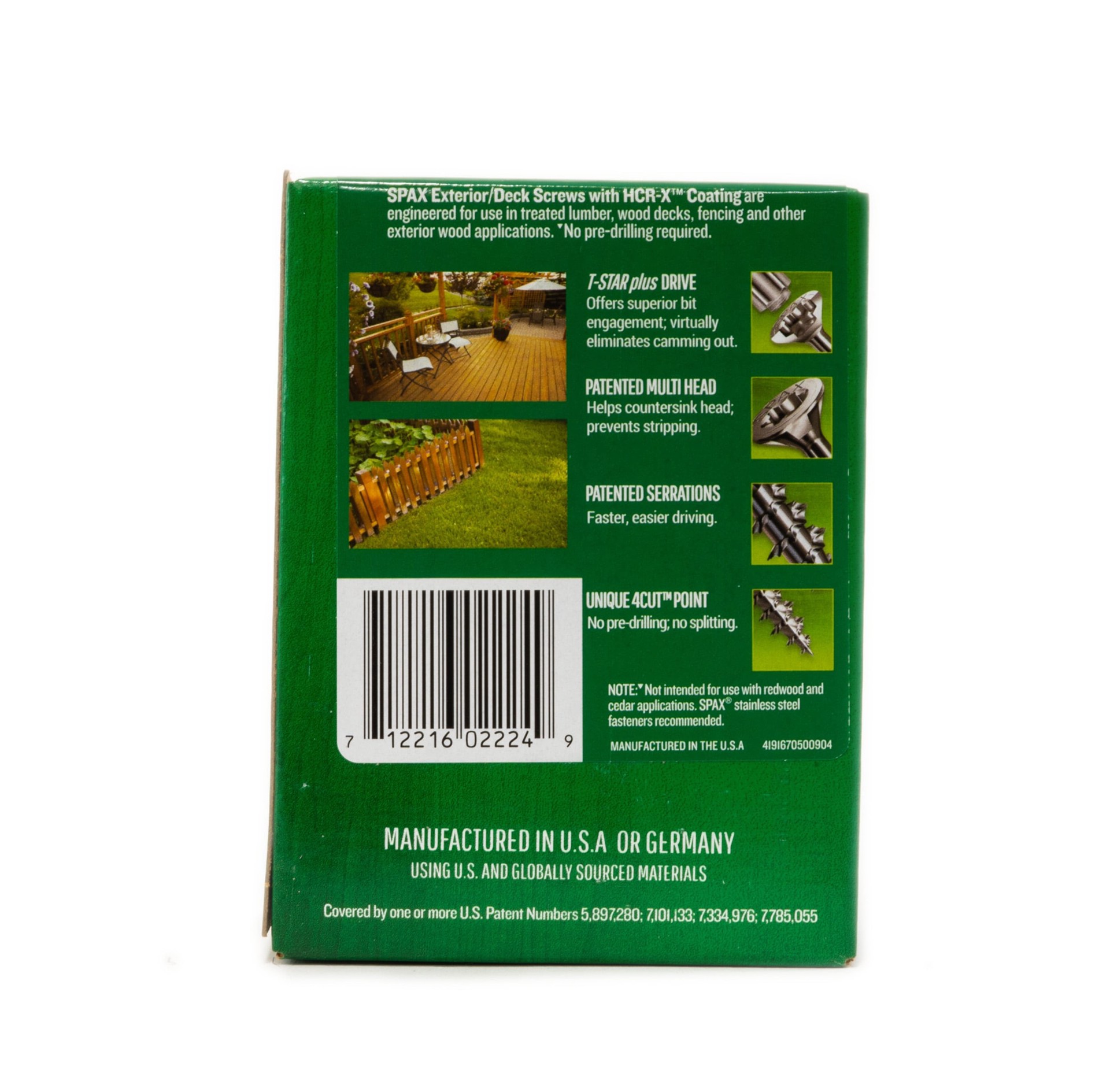 slide 4 of 6, SPAX Multi-Material #10 x 3-1/2-in Double-barrier Exterior Wood screws ( 59 -Per Box ), 1 ct