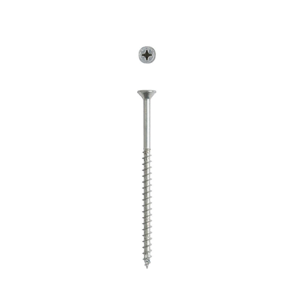 slide 2 of 6, SPAX Multi-Material #10 x 3-1/2-in Zinc-plated Interior Wood screws ( 57 -Per Box ), 1 ct