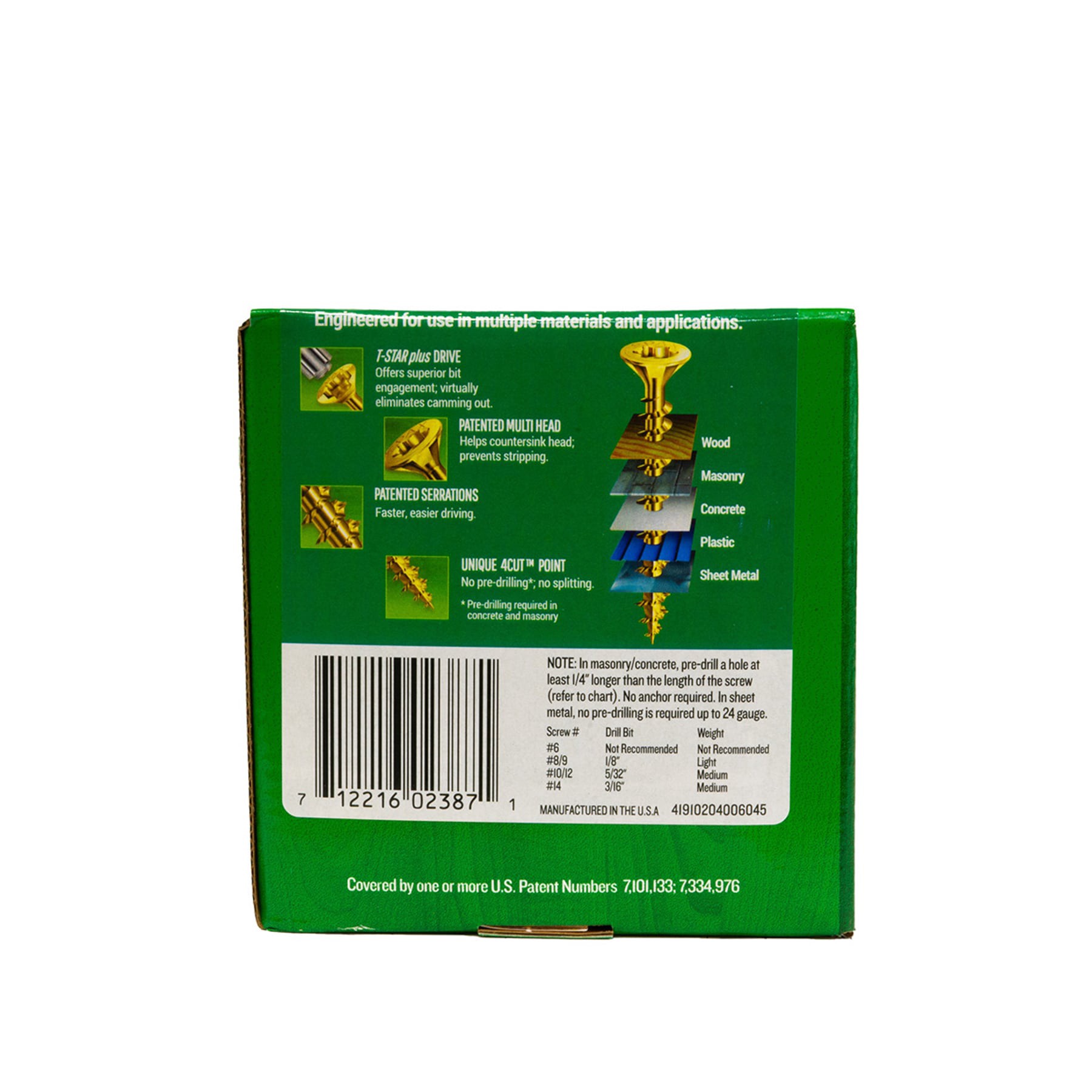 slide 4 of 6, SPAX Construction Framing Countersunk Flush Finish #8 x 2-1/2-in Yellow zinc Interior Wood screws ( 375 -Per Box ), 1 ct