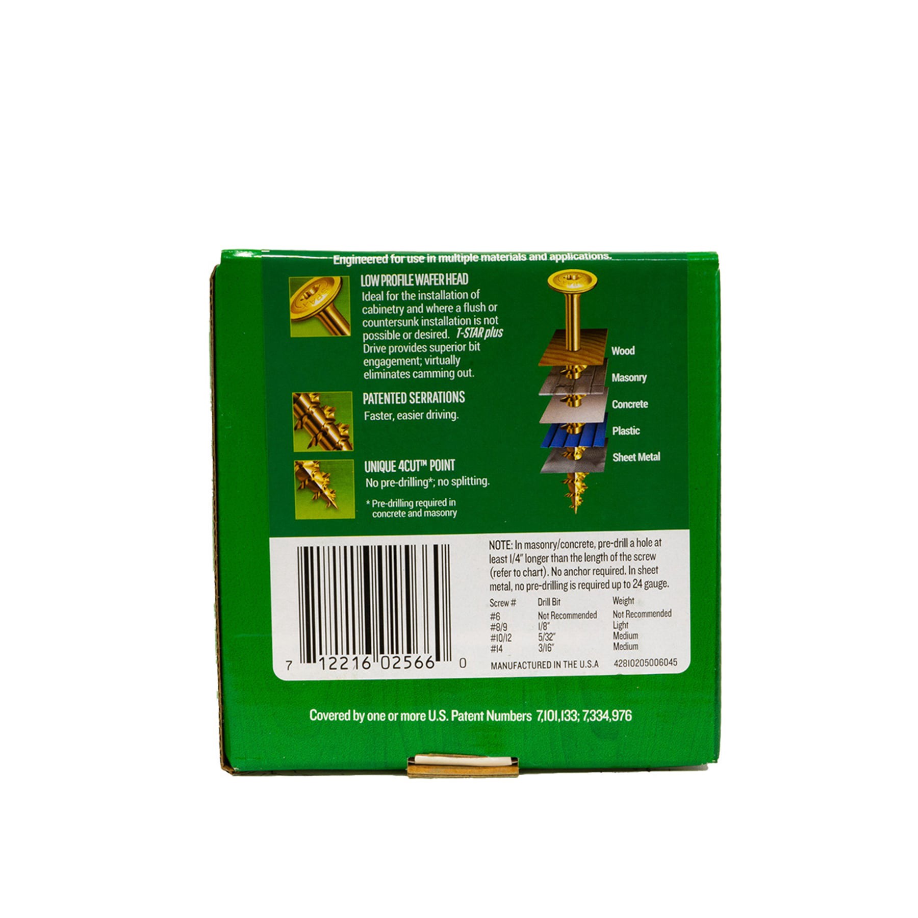 slide 4 of 6, SPAX Multi-Material #10 x 2-1/2-in Yellow zinc Interior Cabinet mounting screws ( 220 -Per Box ), 1 ct