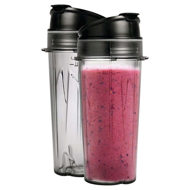 slide 3 of 7, Ninja Fit Single-Serve Blender with Two 16oz Cups - QB3001SS, 16 oz