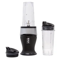 Ninja Fit Single-Serve Blender with Two 16oz Cups - QB3001SS: Personal Smoothie Blender, 700W, BPA-Free, Black