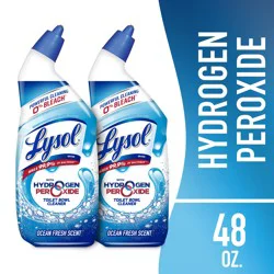 LYSOL Hydrogen Peroxide 2-Pack 24-oz Cool Spring Breeze Toilet Bowl Cleaner