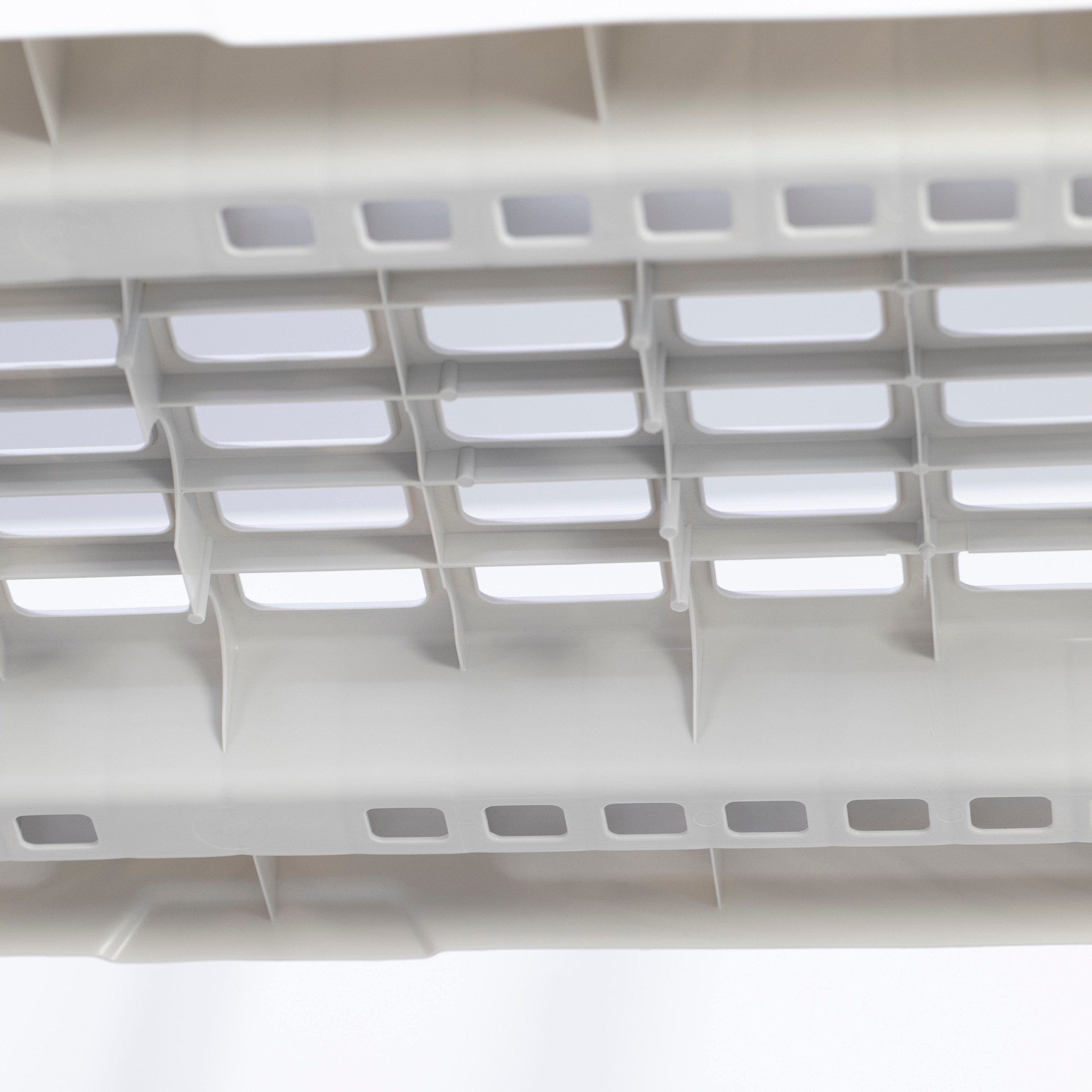 slide 4 of 6, Project Source 5 -Tier Heavy Duty White Plastic Utility shelving unit with Ventilated Shelves ( 36-in W x 18.0-in D x 72.0-in H ), 1 ct