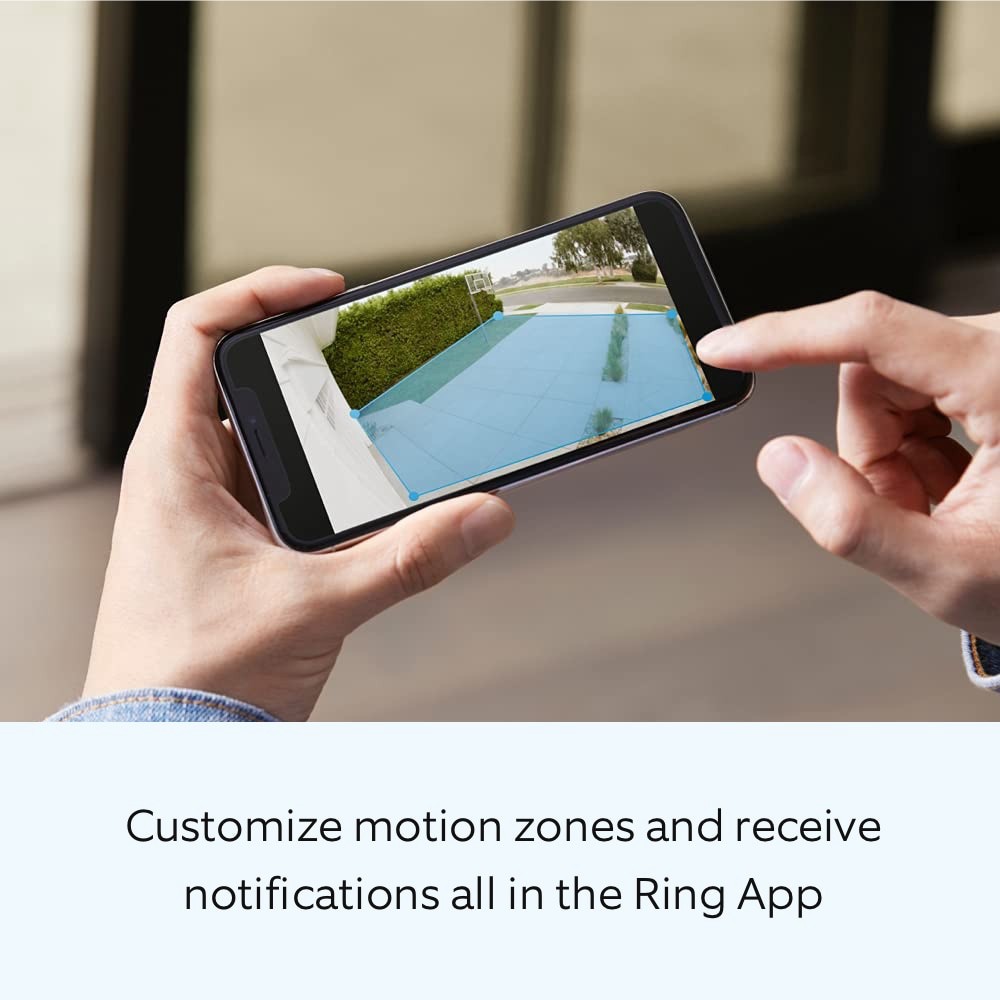 slide 6 of 6, Ring Floodlight Cam Wired Plus - Smart Security Video Camera with 2 Motion-Activated LED Floodlights, 2-Way Talk, Color Night Vision, White, 1 ct