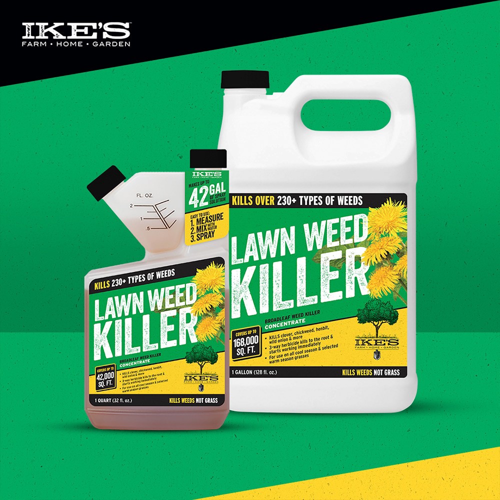 slide 2 of 6, IKE's 32 -fl oz Concentrate Lawn Weed Killer, 1 ct
