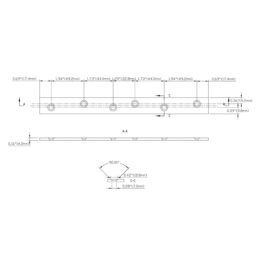 slide 4 of 5, RELIABILT 10-in x 1-in x 0.16-in 4 -Gauge Zinc-plated Steel Mending brace, 1 ct