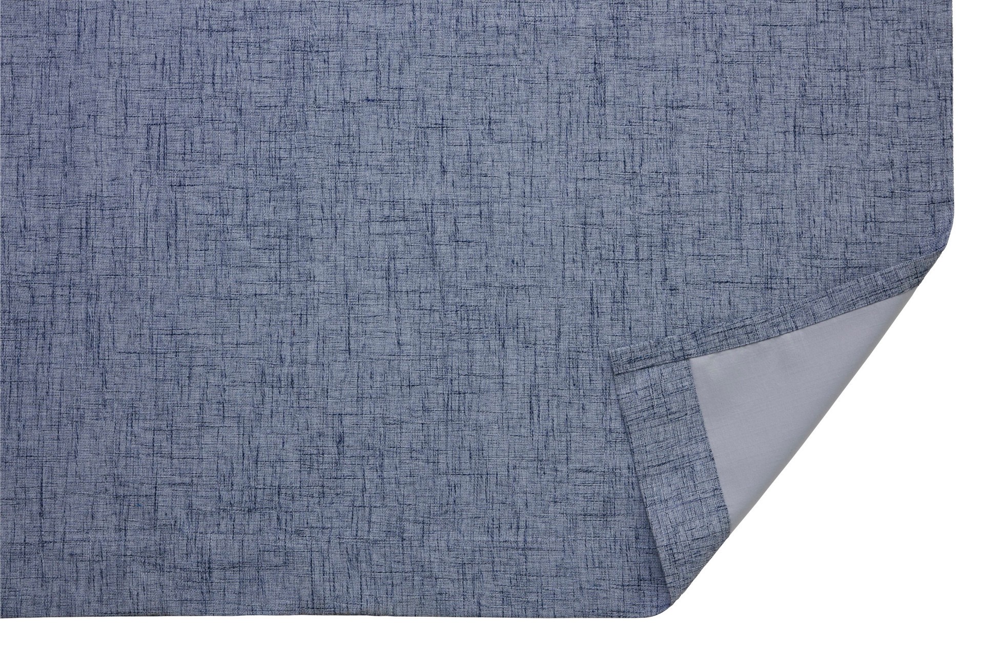 slide 6 of 6, allen + roth 84-in Navy Blackout Thermal lined Back tab Single curtain panel, 1 ct