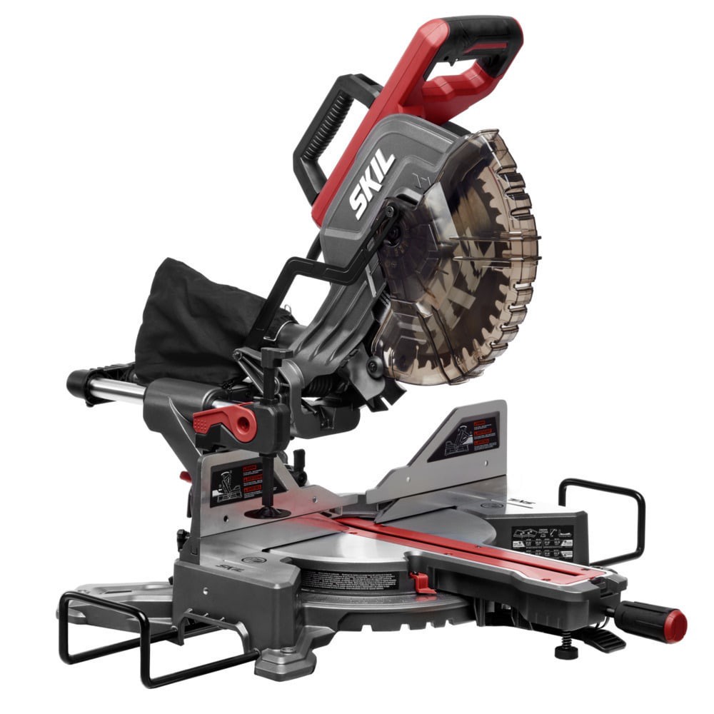 slide 1 of 6, SKIL 10-in 15-Amp Dual Bevel Sliding Compound Corded Miter Saw, 1 ct