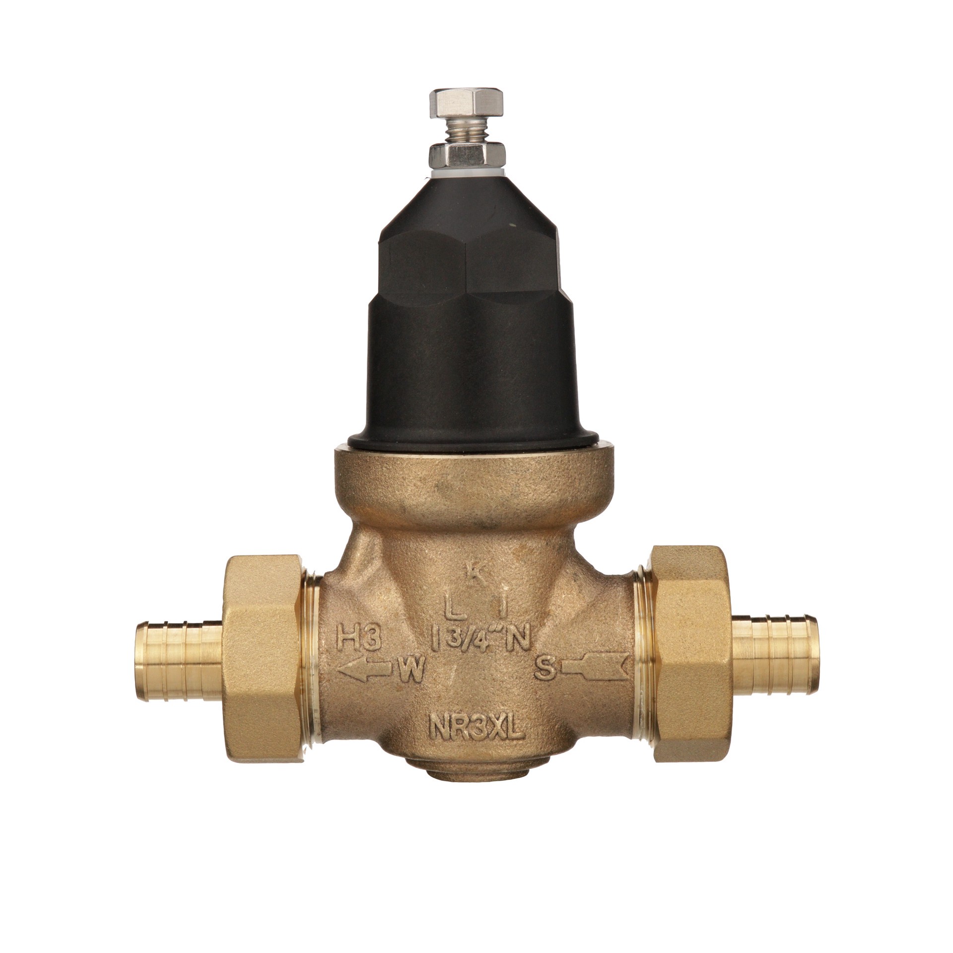slide 2 of 6, Zurn Wilkins 3/4-in PEX Bronze Pressure regulator valve, 1 ct