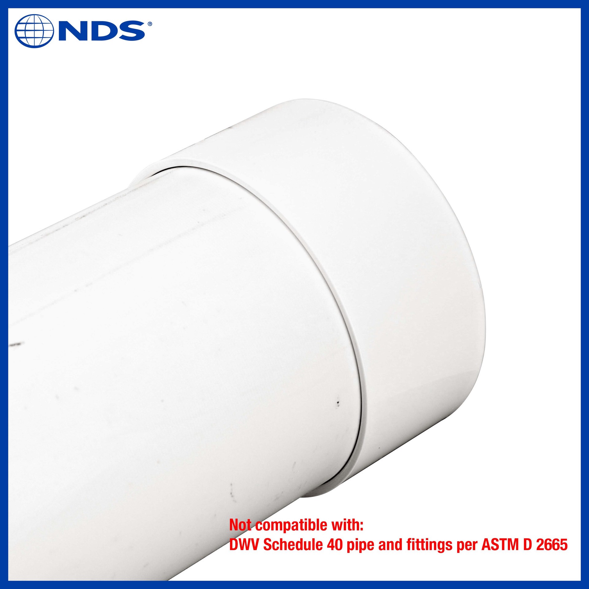 slide 4 of 6, NDS 6-in PVC Sewer and Drain Cap, 1 ct