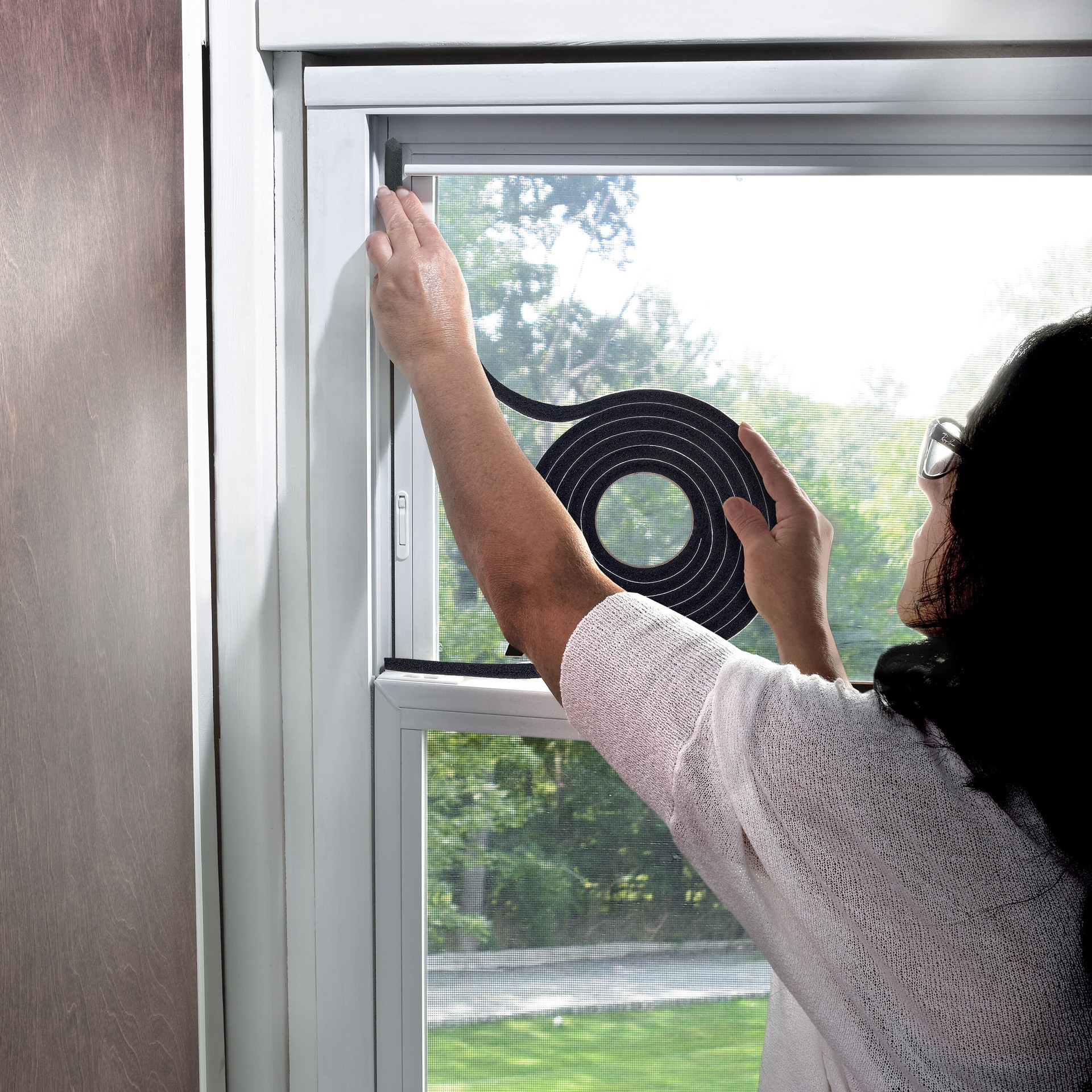 slide 6 of 6, Frost King 10-ft x 3/16-in x 3/8-in black Rubber foam Door Weatherstrip, 1 ct