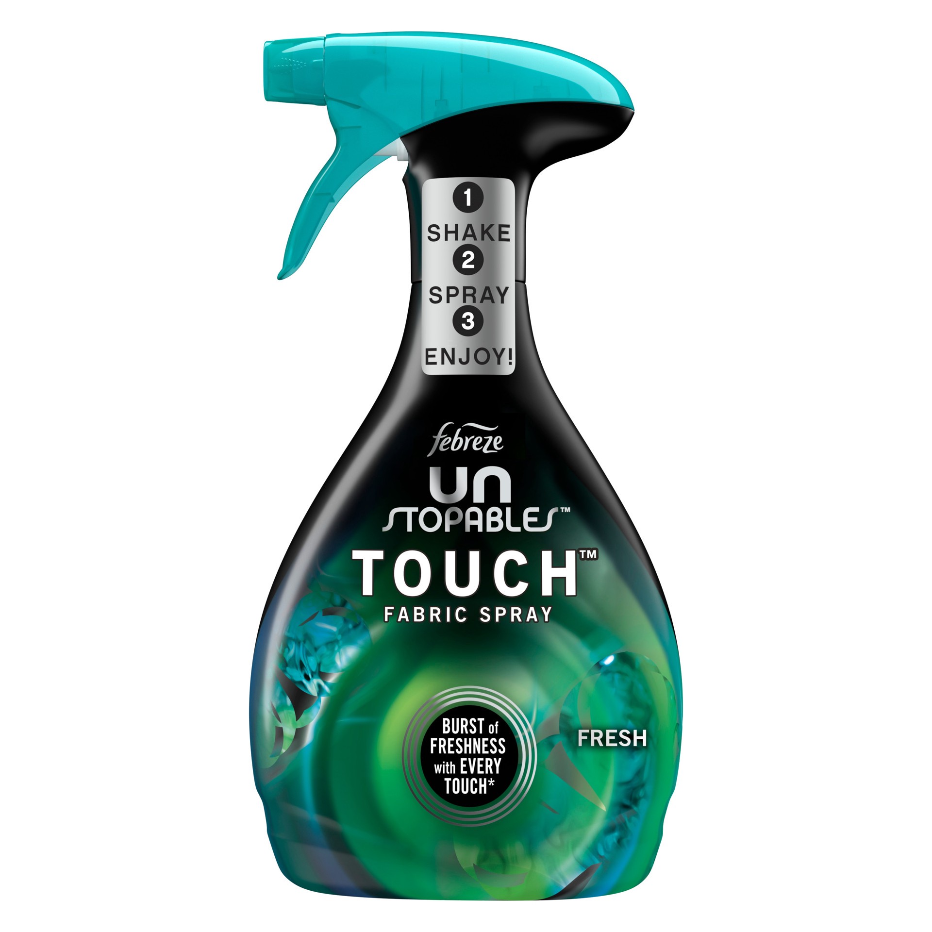 slide 1 of 6, Febreze Unstopables Touch Spray and Odor Eliminator 27 -fl oz Fresh Fabric Deodorizer, 1 ct