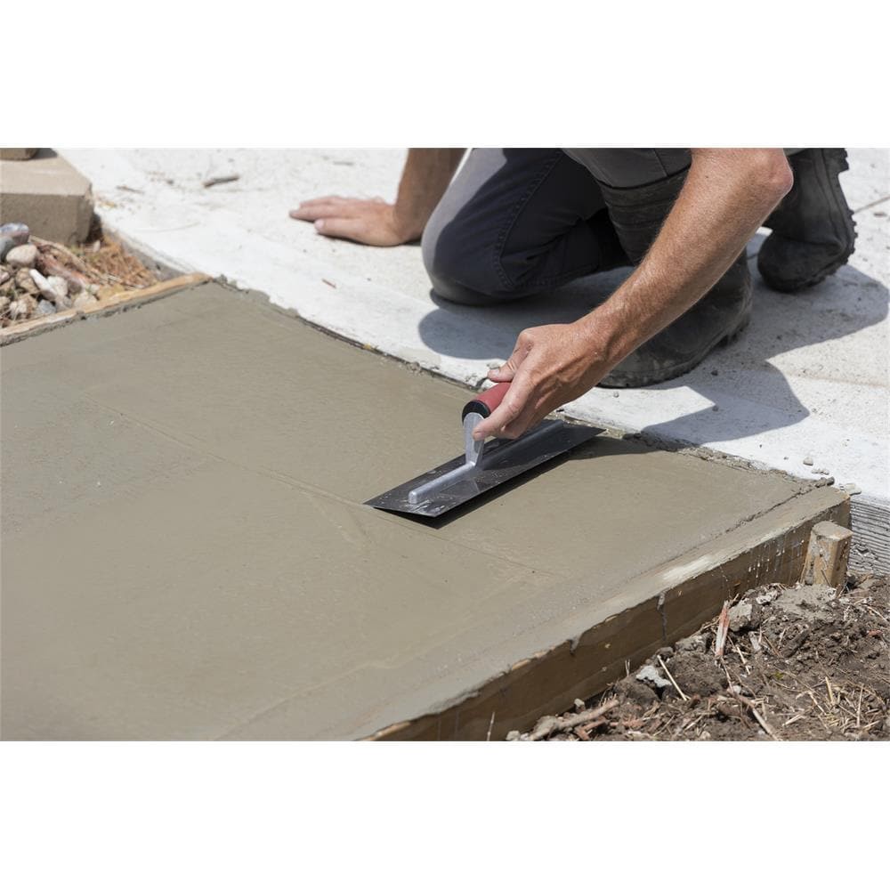 slide 6 of 6, QLT by Marshalltown 14-in x 4-in Carbon steel Finishing Concrete Trowel, 1 ct