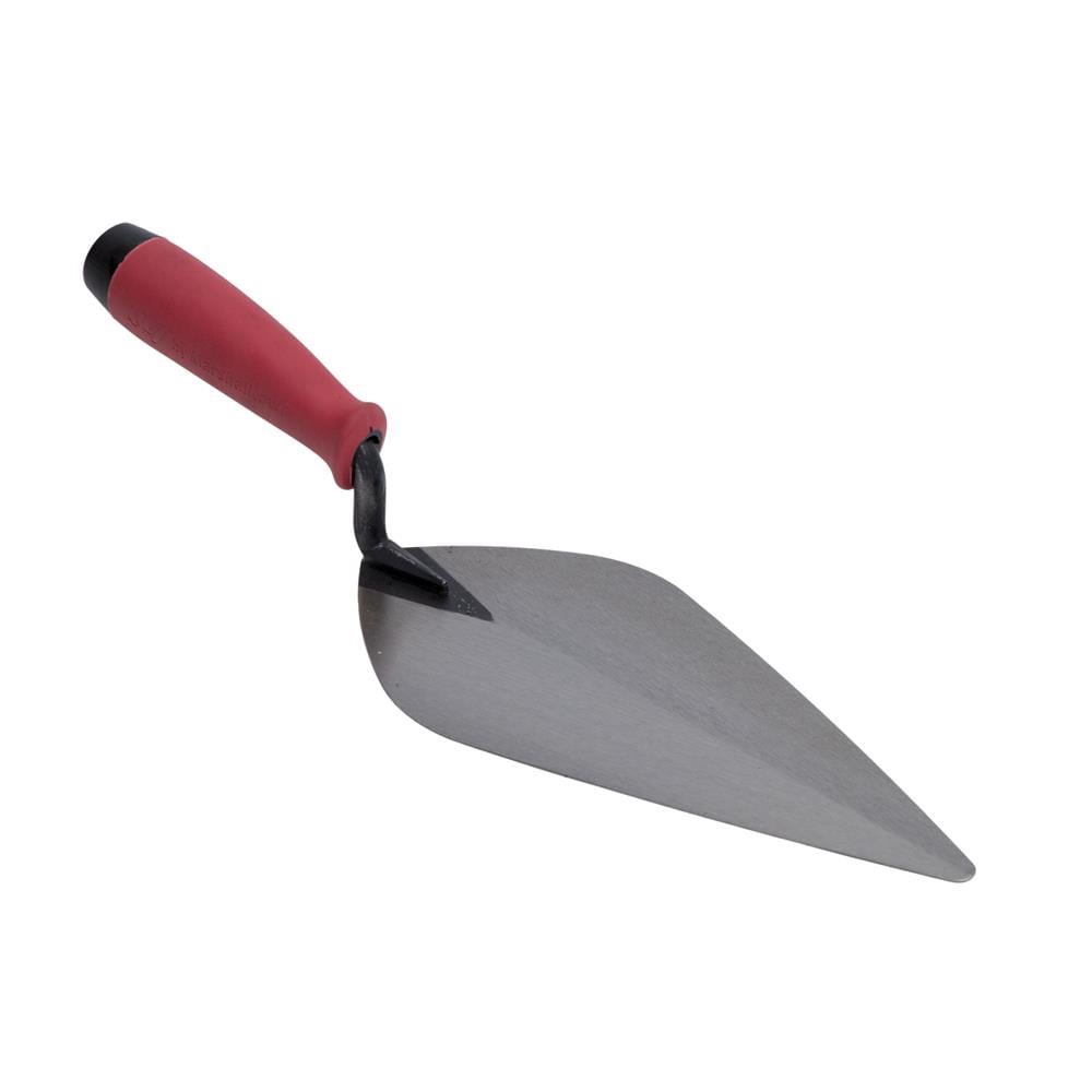 slide 2 of 5, QLT by Marshalltown 11-in x 4.75-in Steel Brick Rubber Handle Trowel, 1 ct