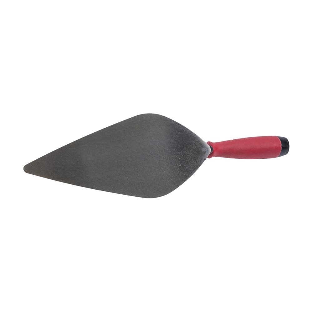 slide 4 of 5, QLT by Marshalltown 11-in x 4.75-in Steel Brick Rubber Handle Trowel, 1 ct